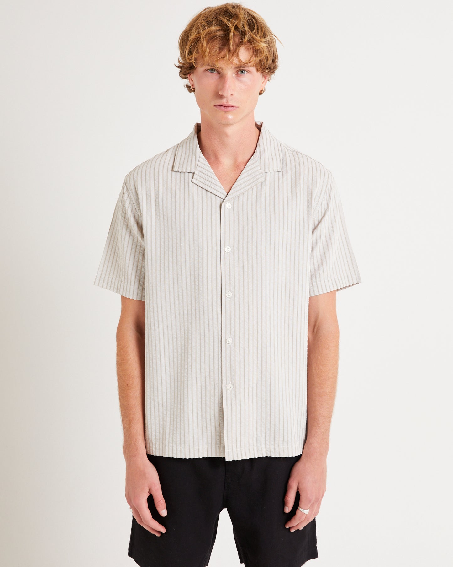 Ashton Seersucker Short Sleeve Resort Shirt