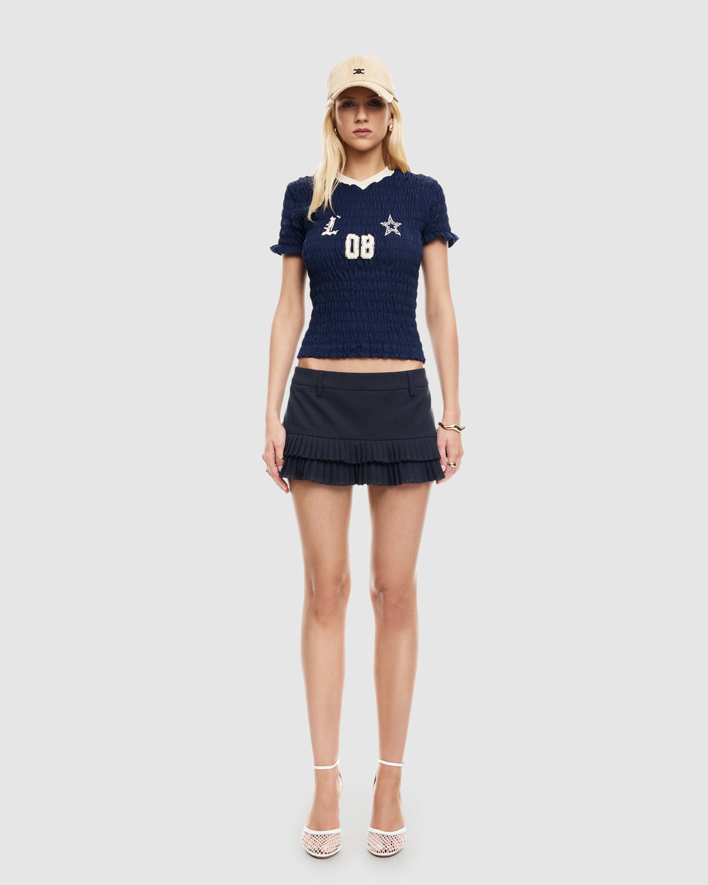 Scrunched Spectate Top
