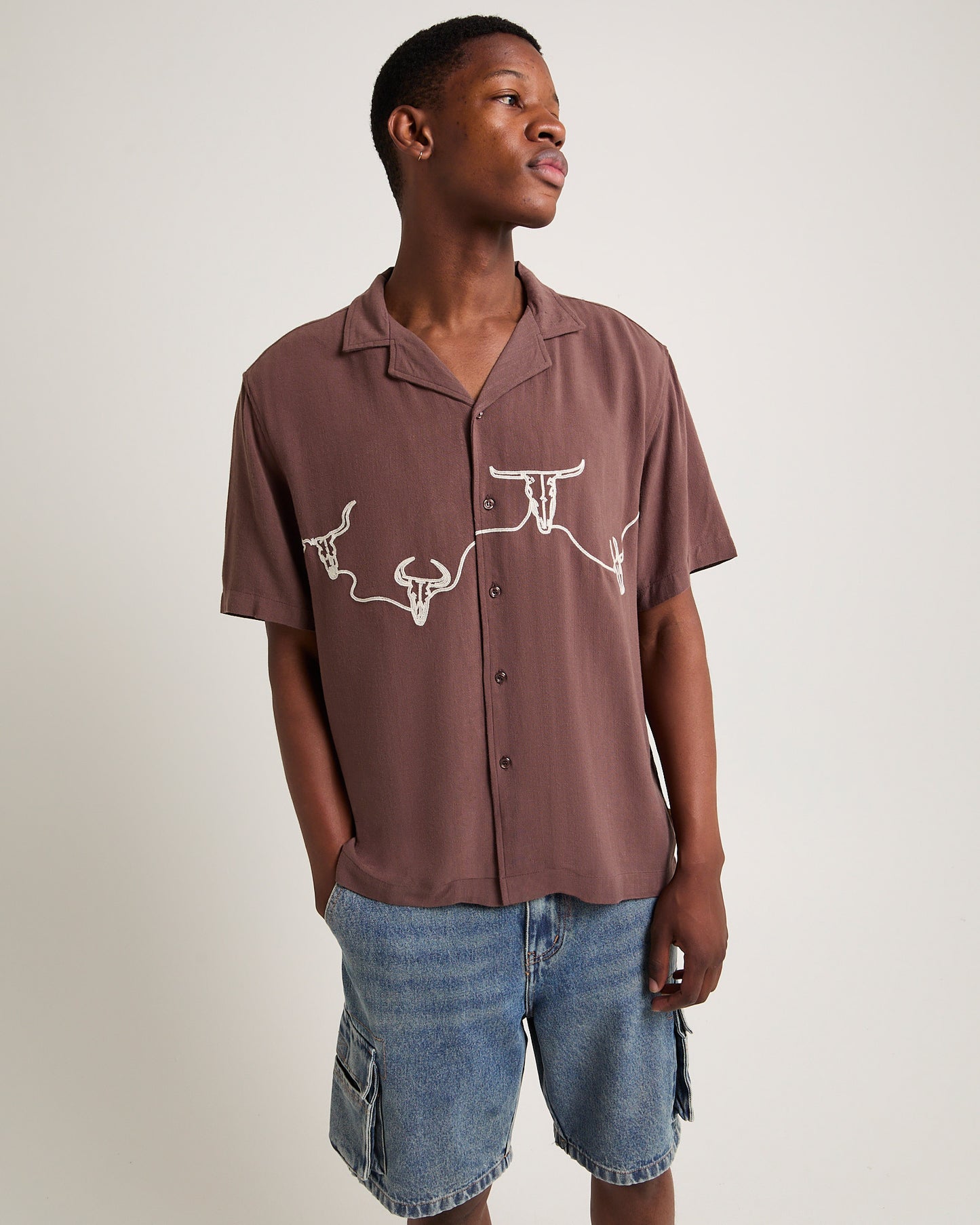 Ole Western Short Sleeve Resort Shirt