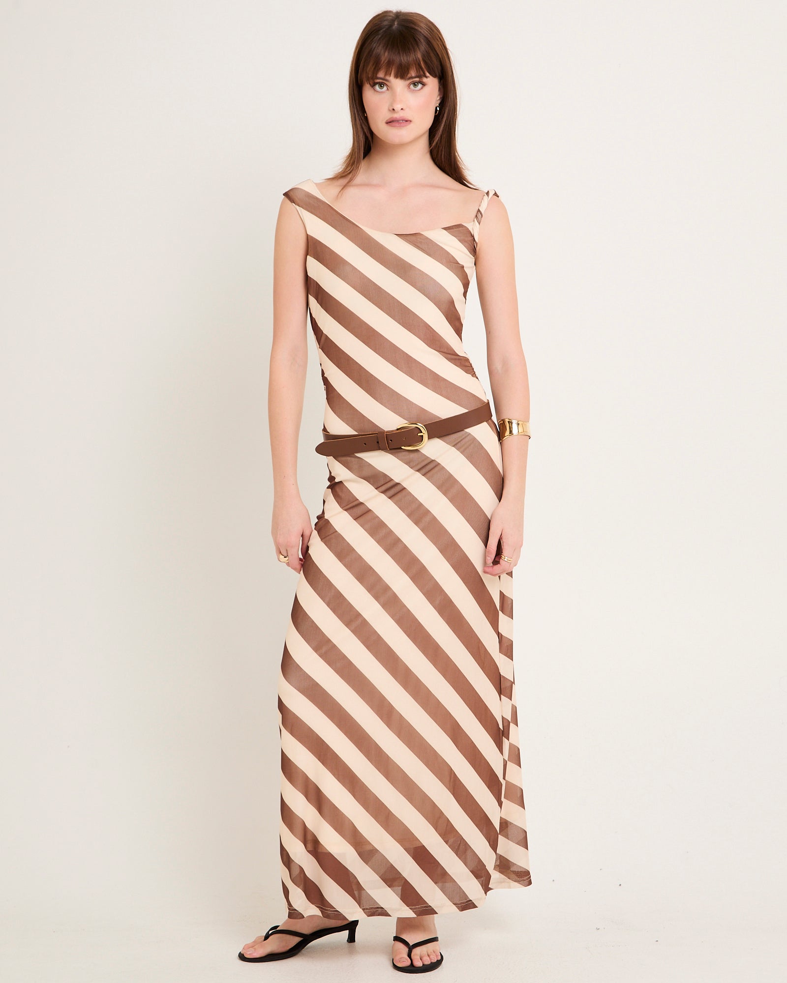 mesh stripe maxi dress Mesh Stripe Maxi Dress – General Pants Co