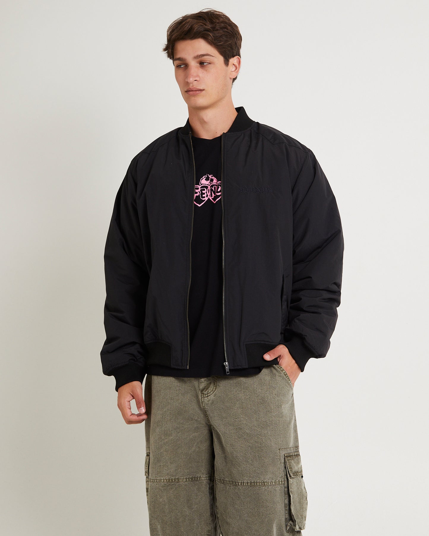 No More Bombs Bomber Jacket