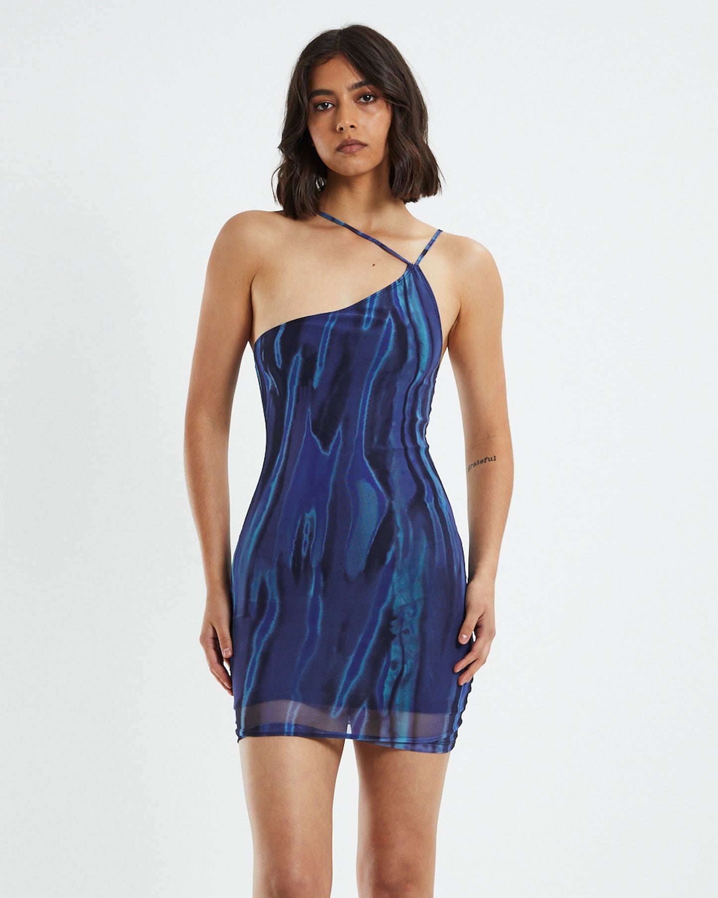 Marda Mini Dress Bleed Blue