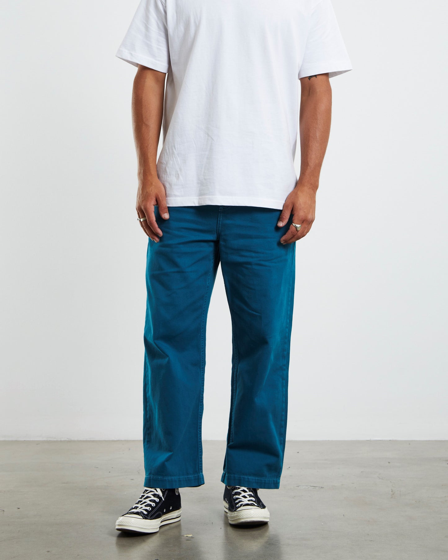 Pablo Loose Pants Azure Blue