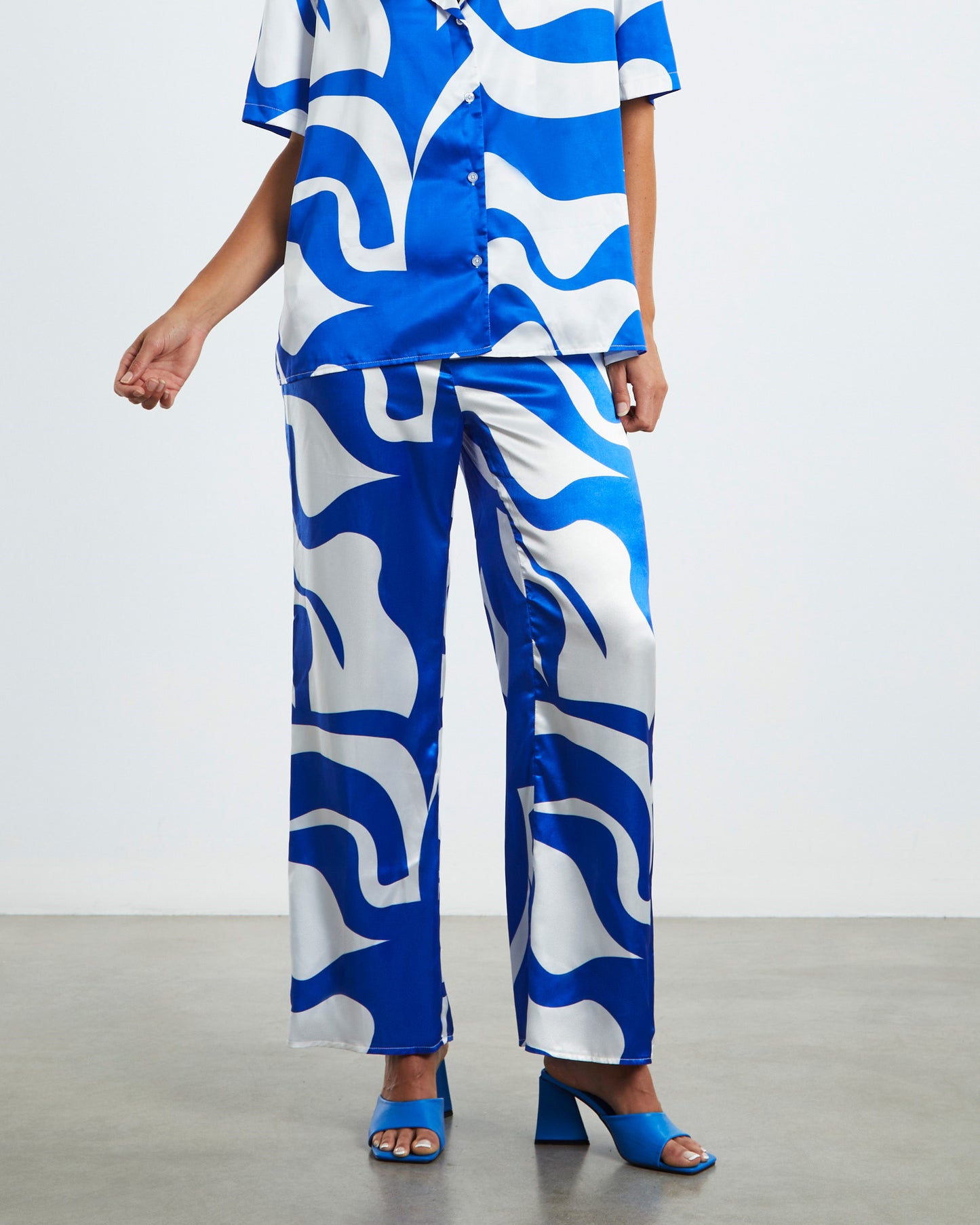 Indi Pants Blue Swirl