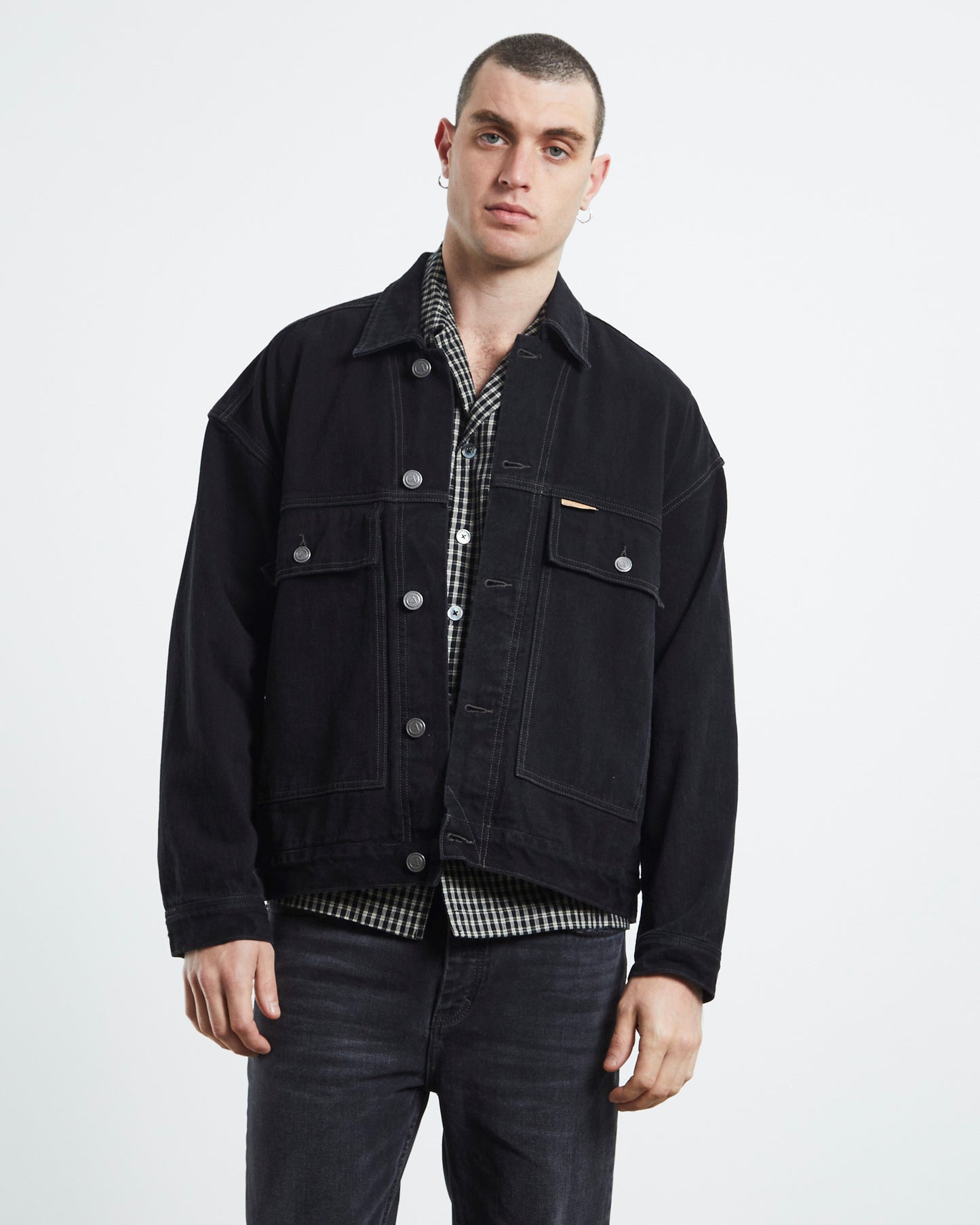 Aeon Trucker Jacket Black