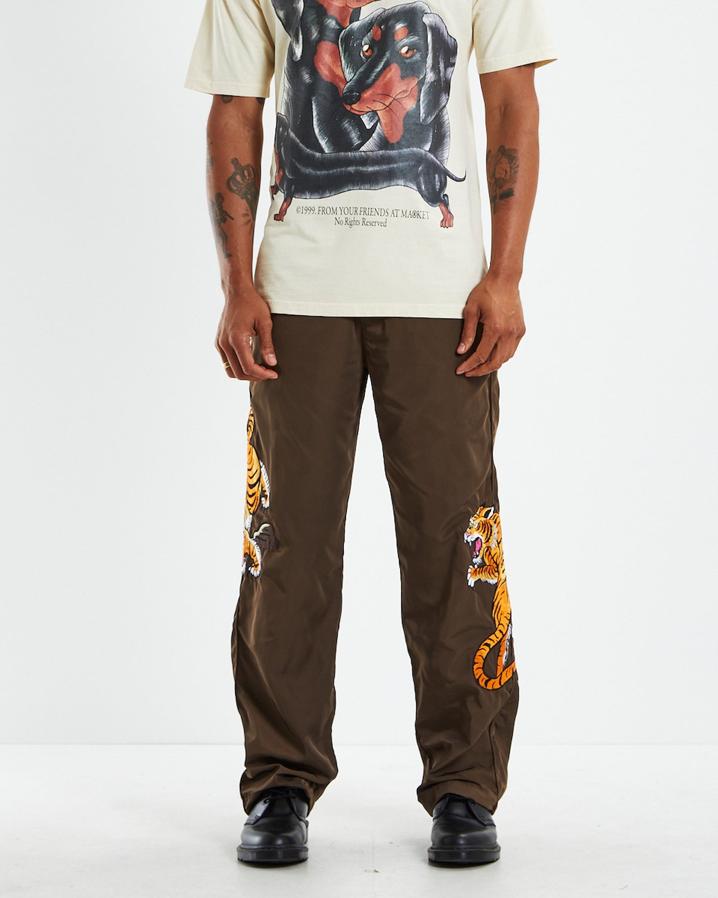 Man Eater Flight Pants Brown