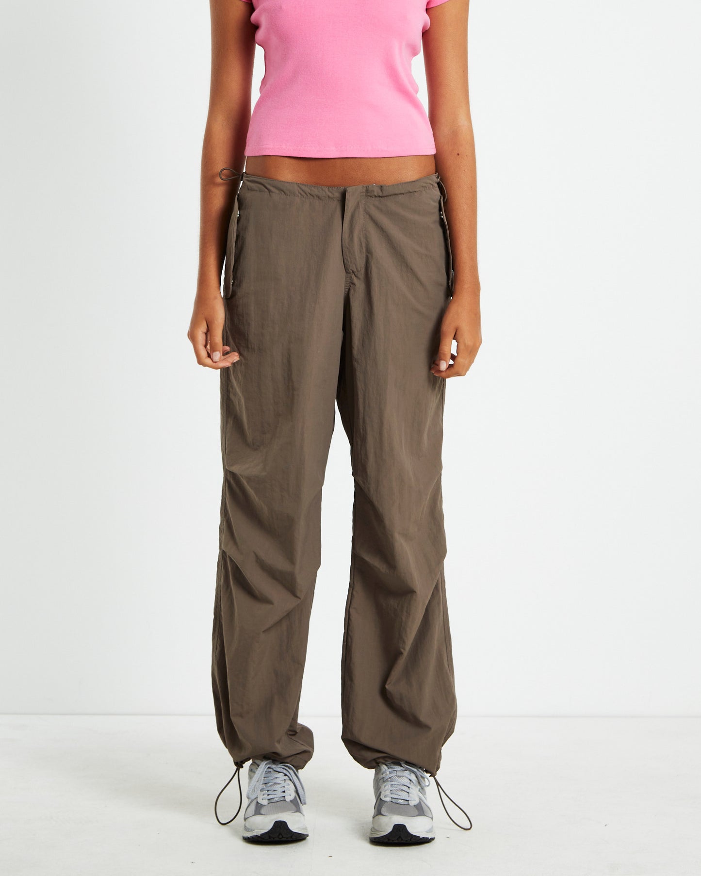 Luna Baggy Cargo Pants Brown