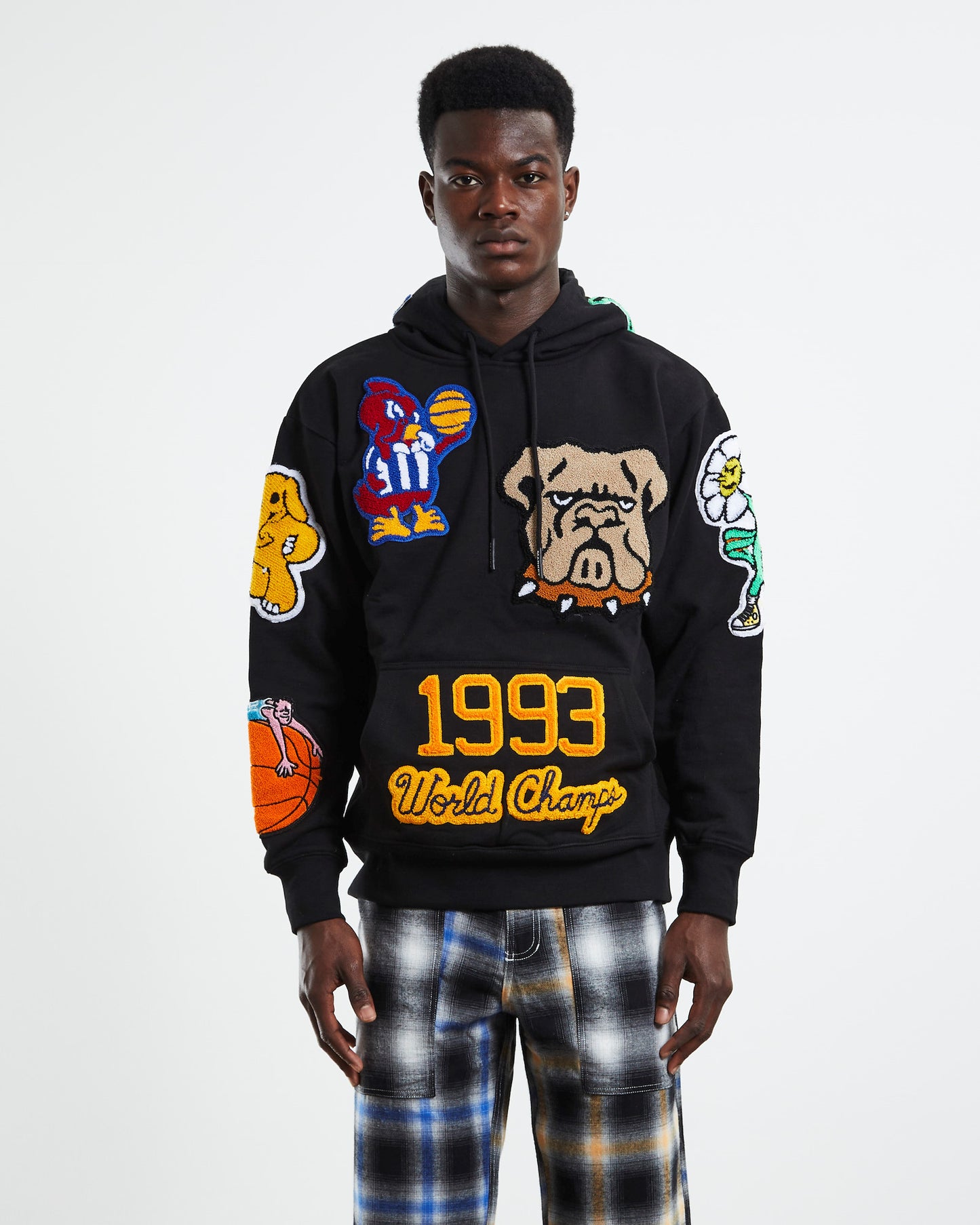 Varsity Overload Hoodie Black