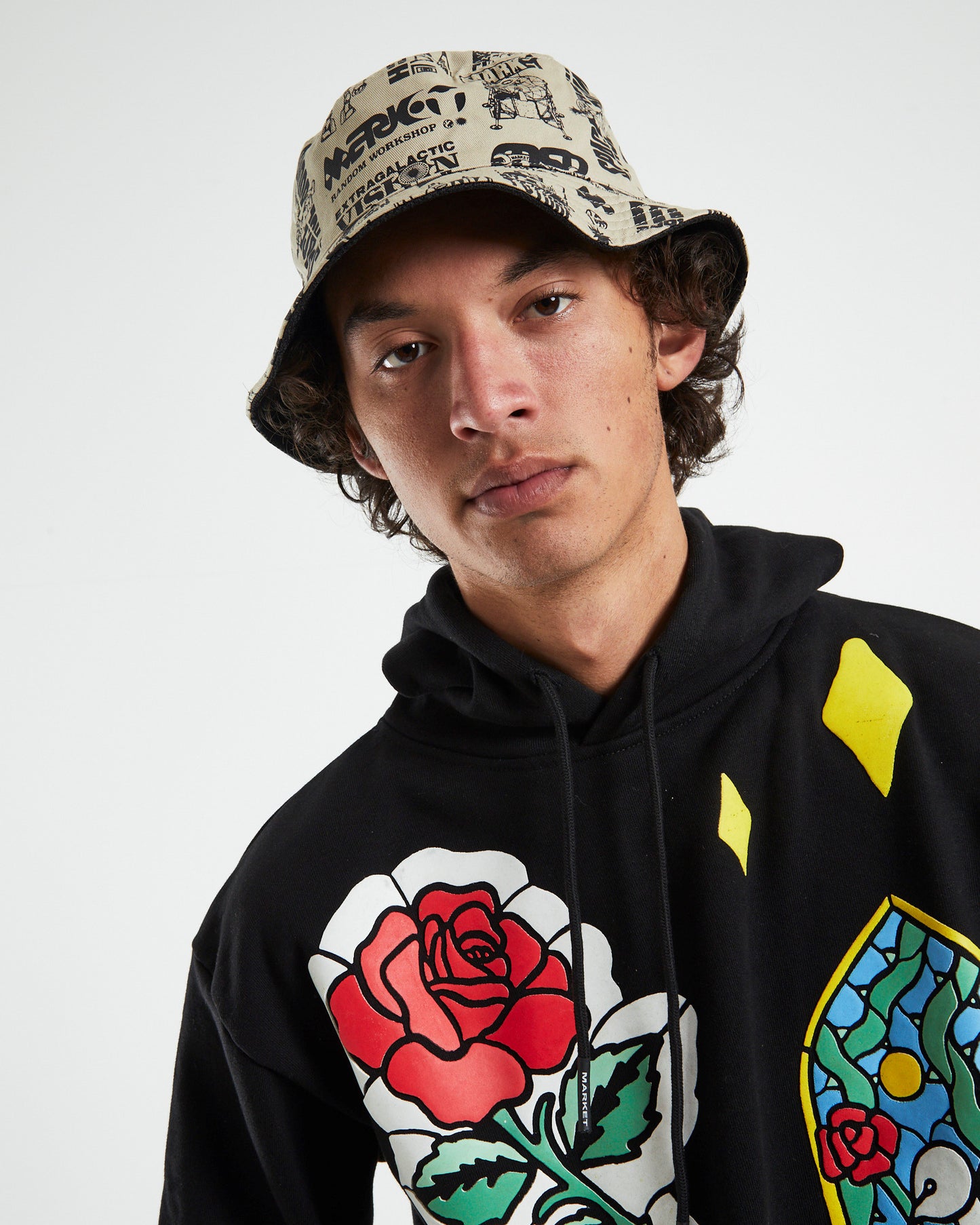 Destination Unknown Bucket Hat Cream