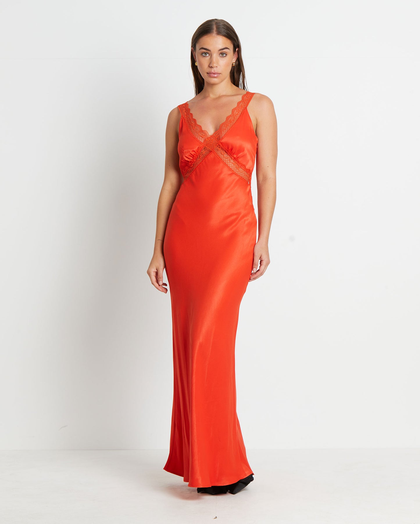 Everleigh Lace Slip Midi Dress