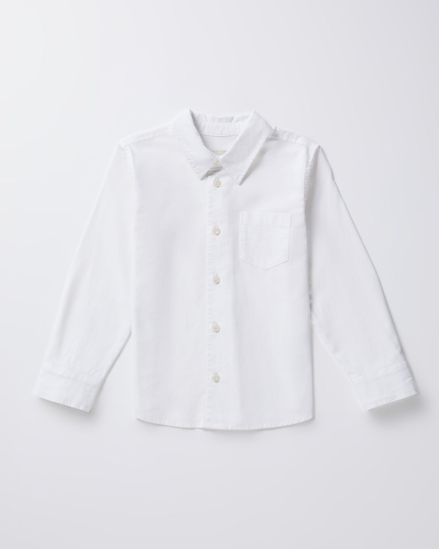 Boys Grover Long Sleeve Shirt in White