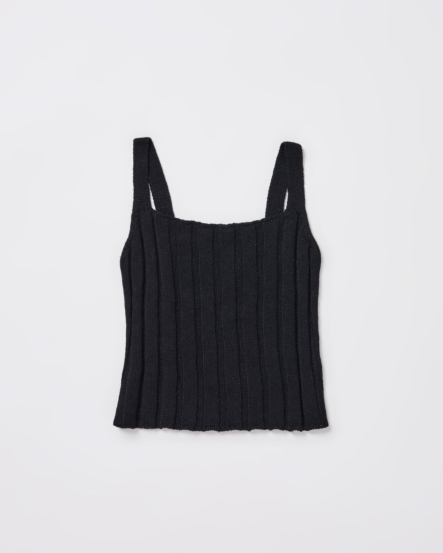 Teen Girls Bambi Knit Tank Top in Black