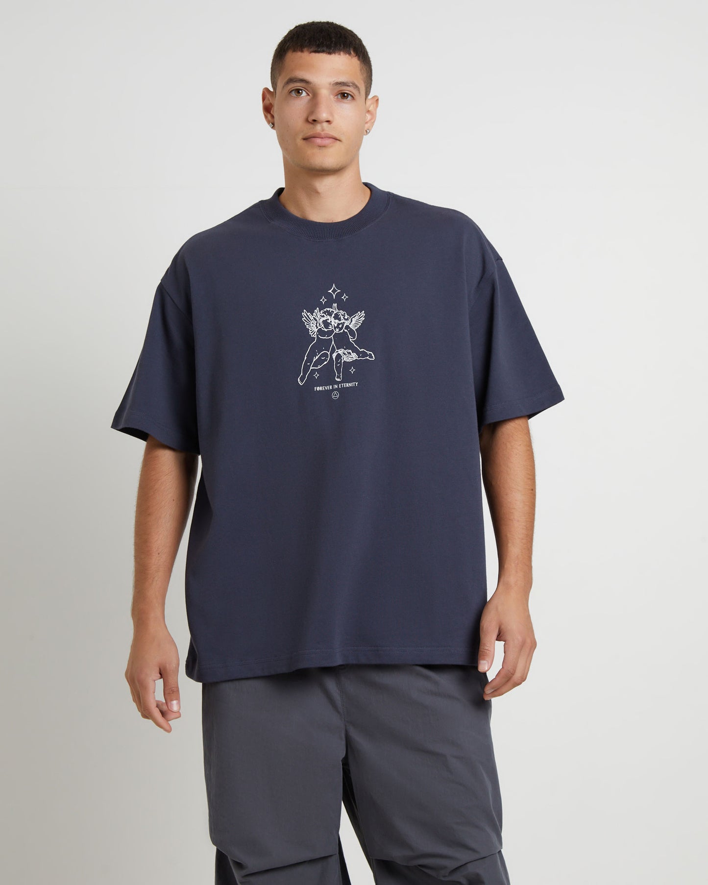 Cherub Short Sleeve T-Shirt in Ink