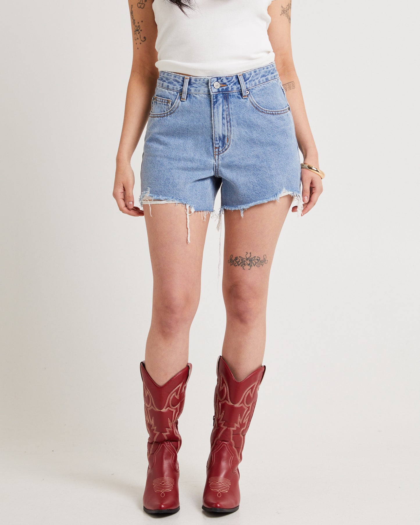 Frankie A-Line Denim Shorts