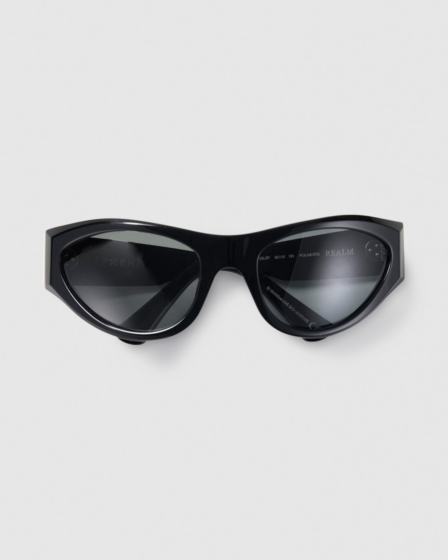 Realm Sunglasses Black Polished/Black Polarized