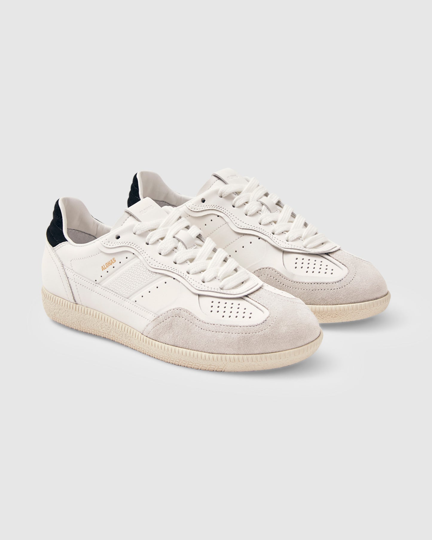 Tb.490 White Leather Sneakers