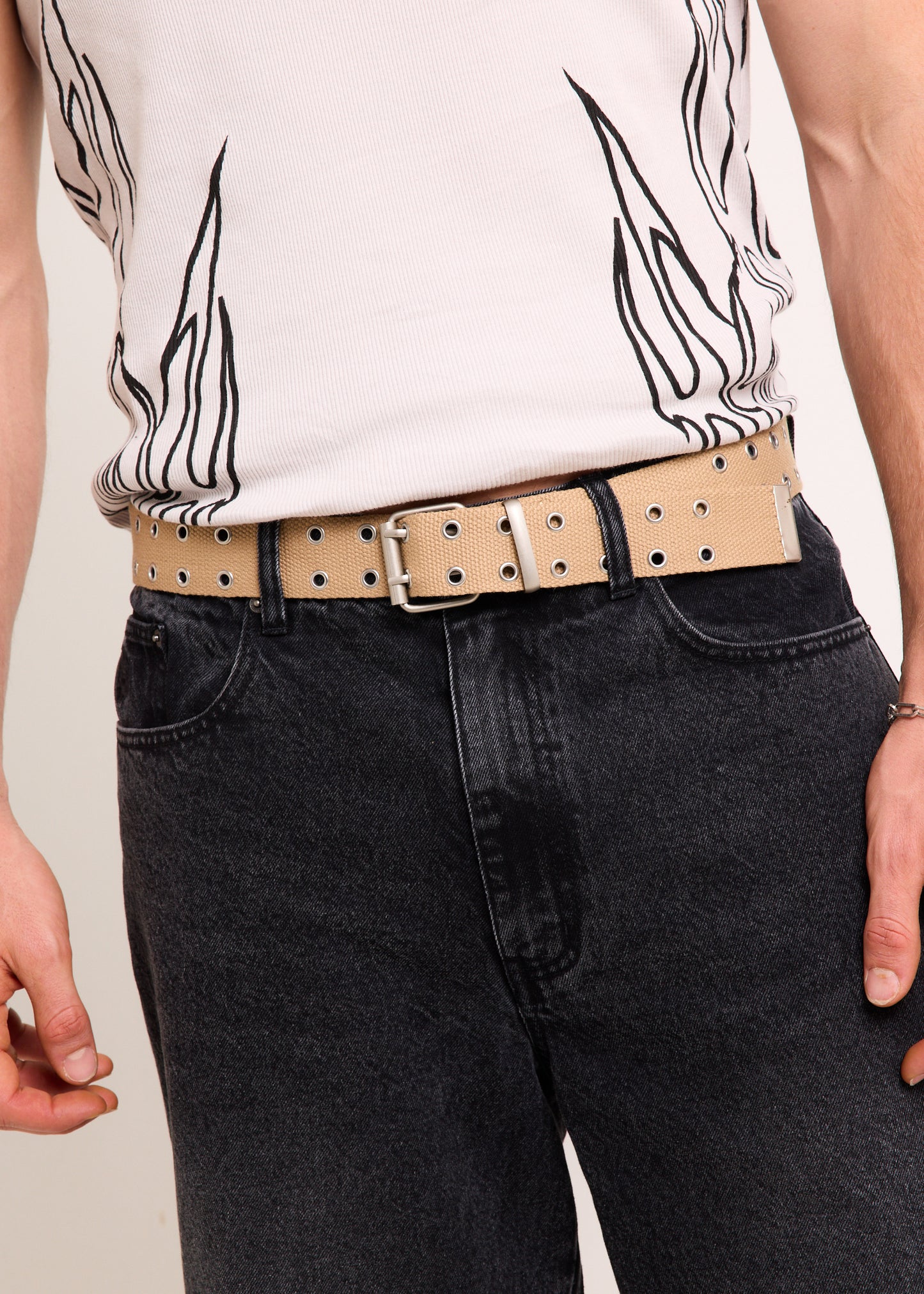 Canvas Double Eyelet Belt