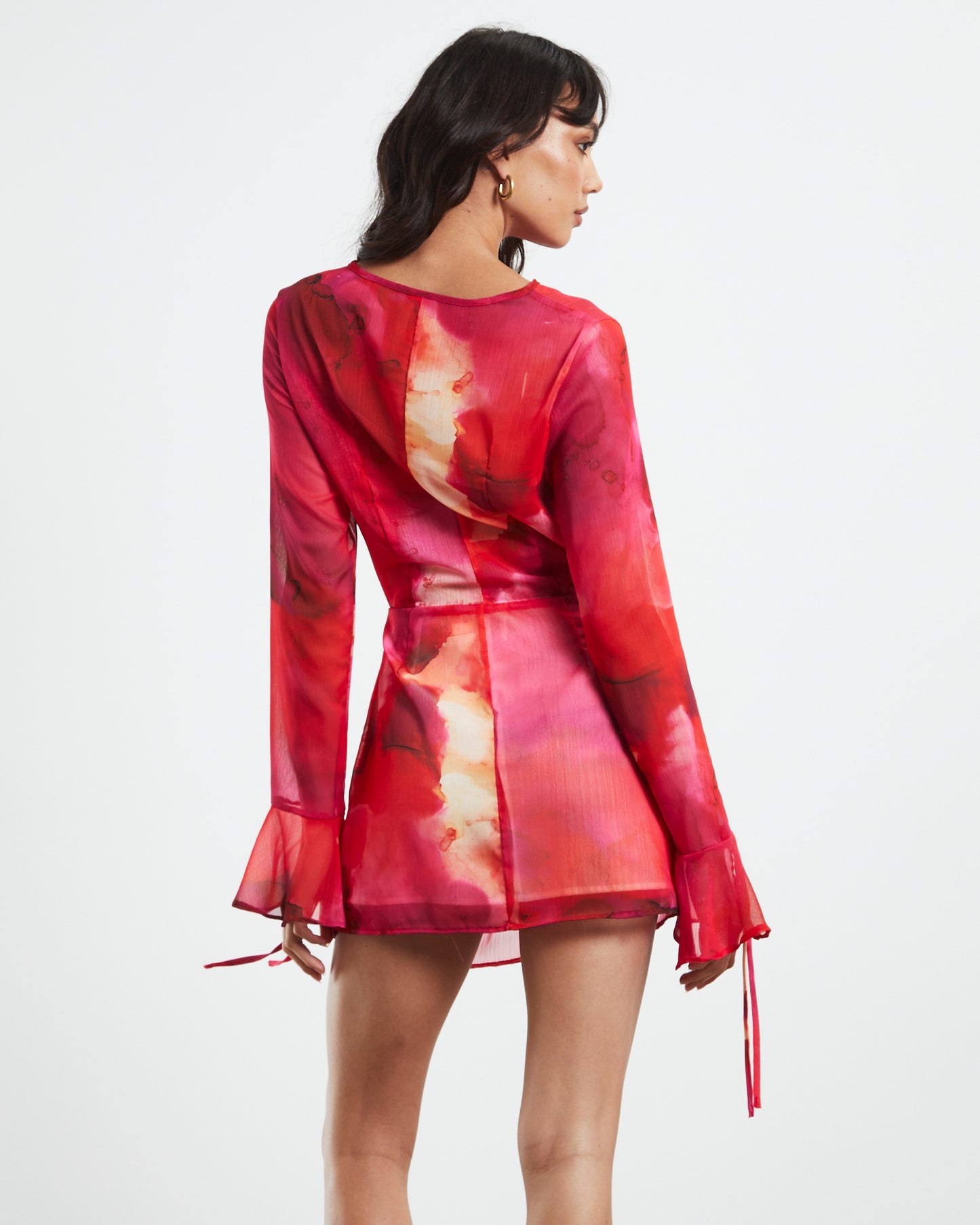 Malibu Dress Pink/Orange
