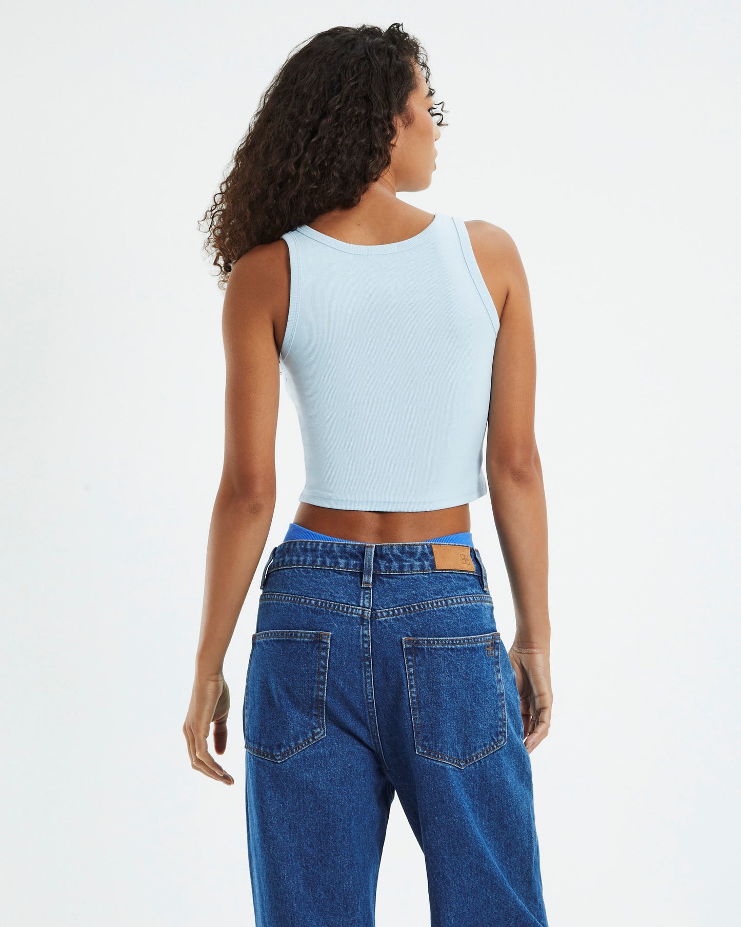 Super Scoop Classic Tank Top Ice Blue