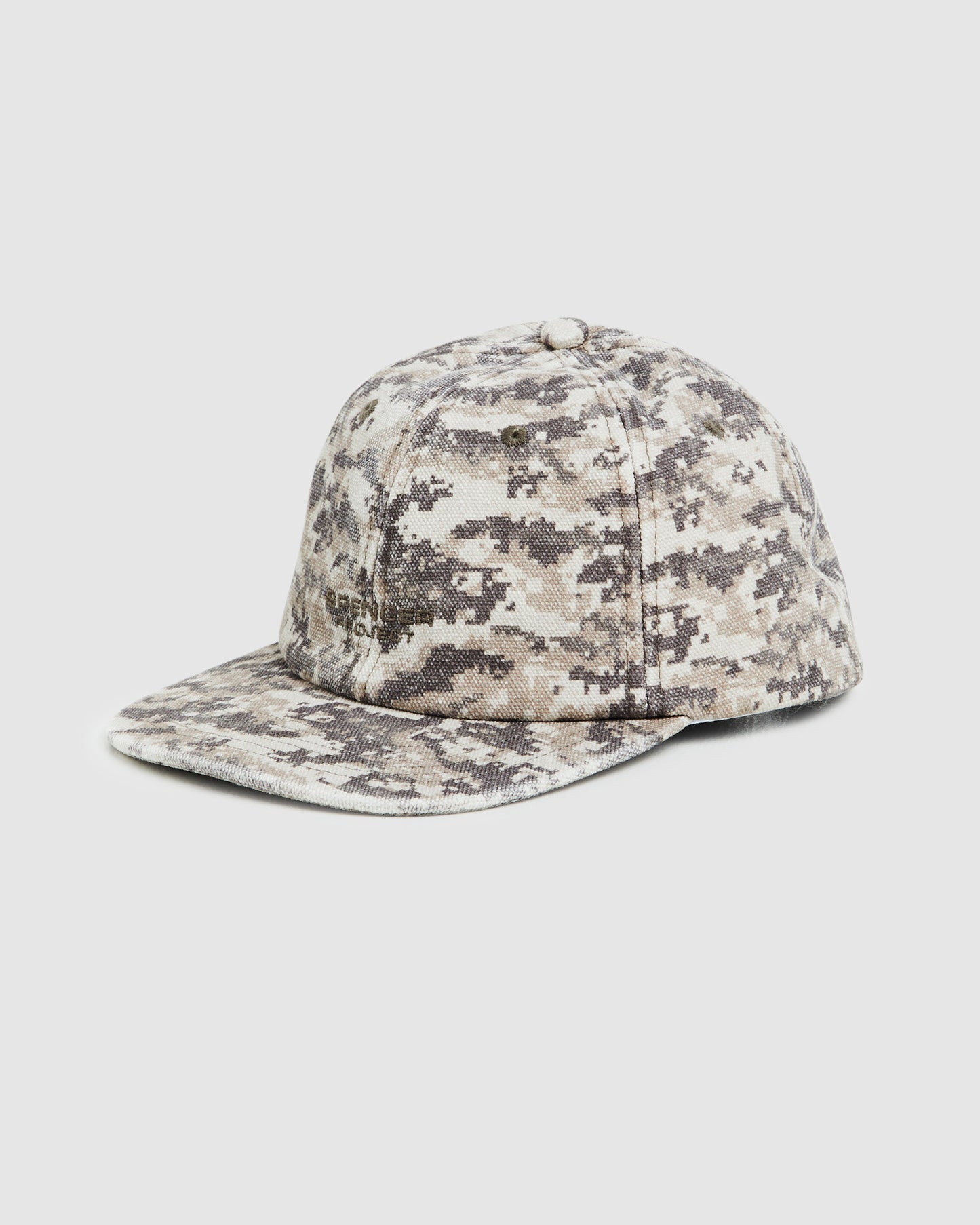 Burnside Digi Cama Canvas Cap Brown