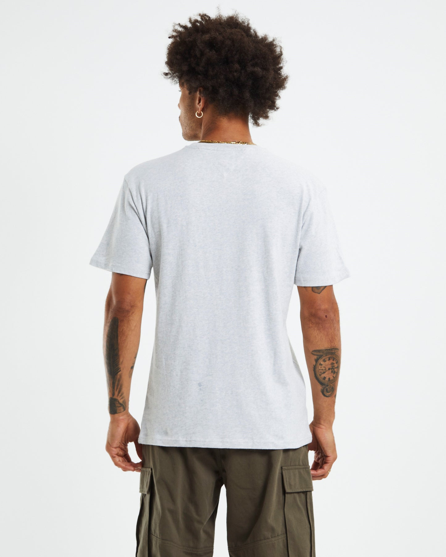 TJM Classic Collegiate T-Shirt Silver Grey