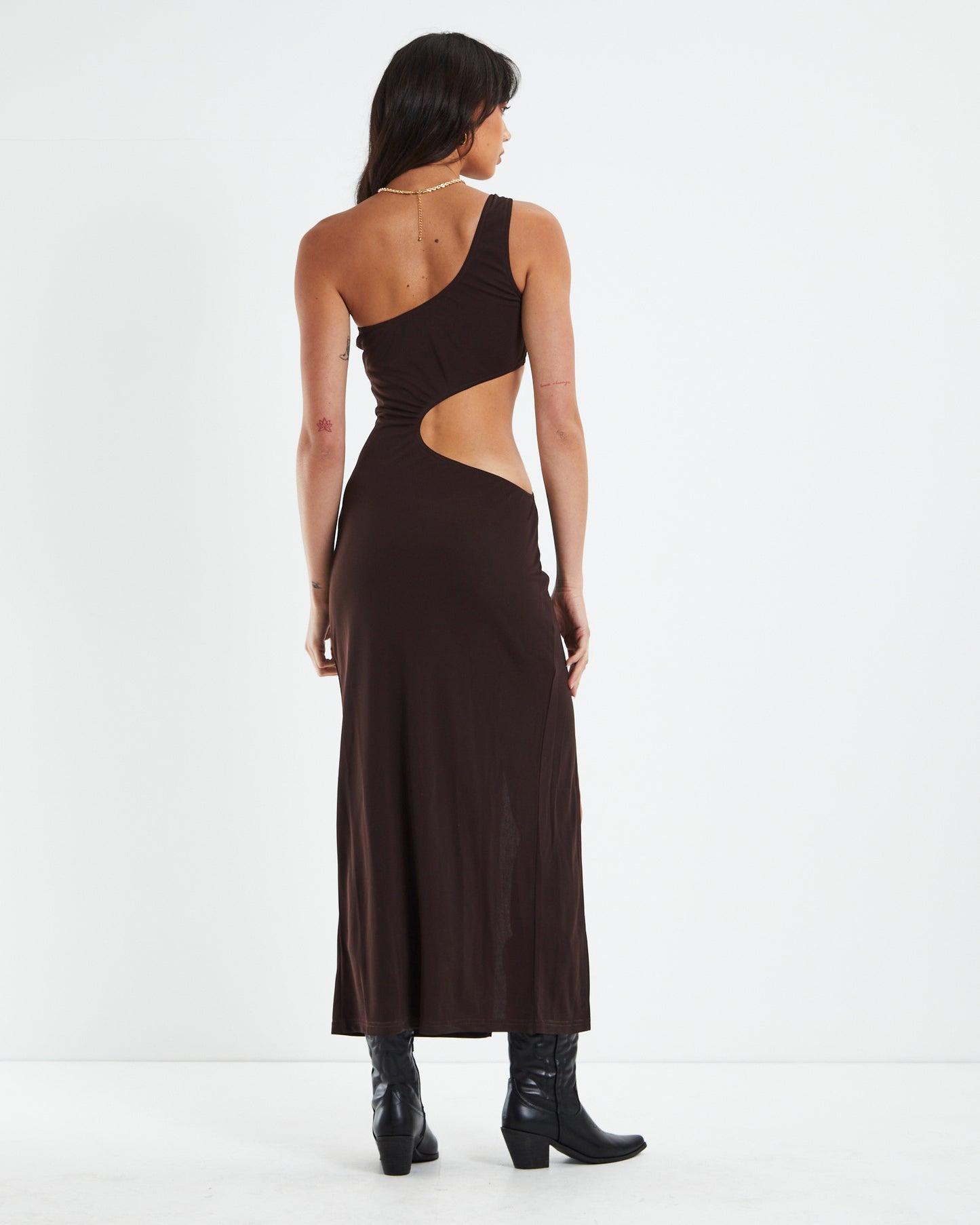 Karla Curve Cut Out Slky Dress