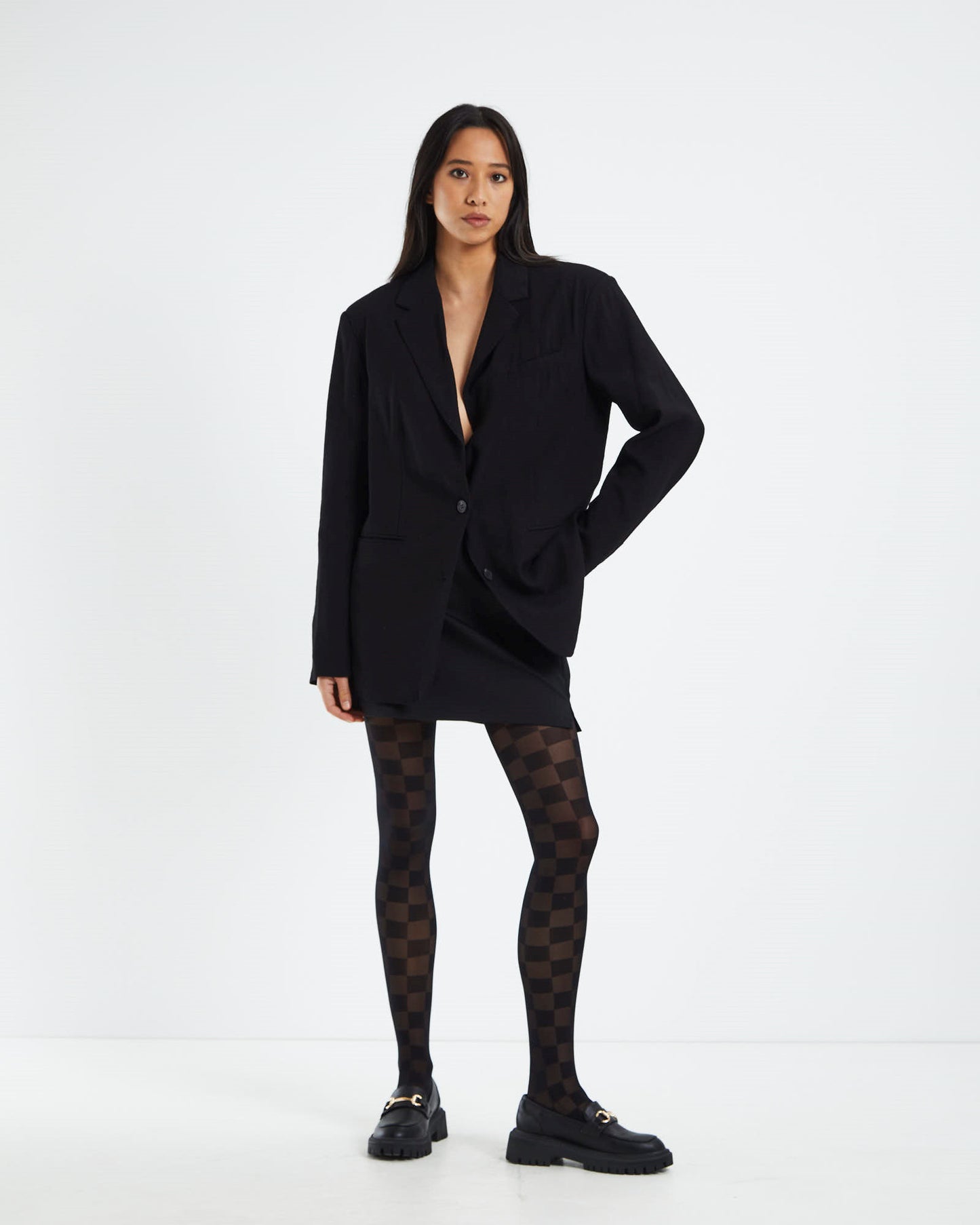 Check Me Out Tights Black