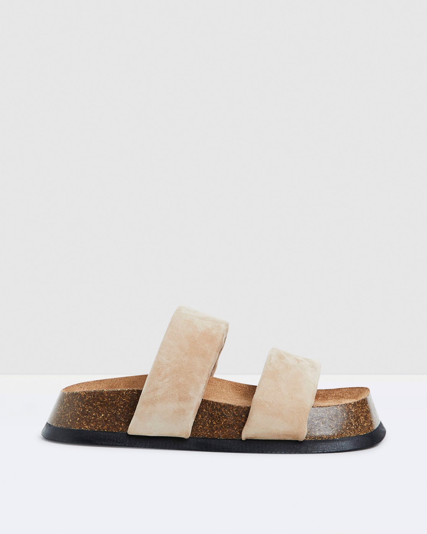 Darcie Sandals Natural Suede