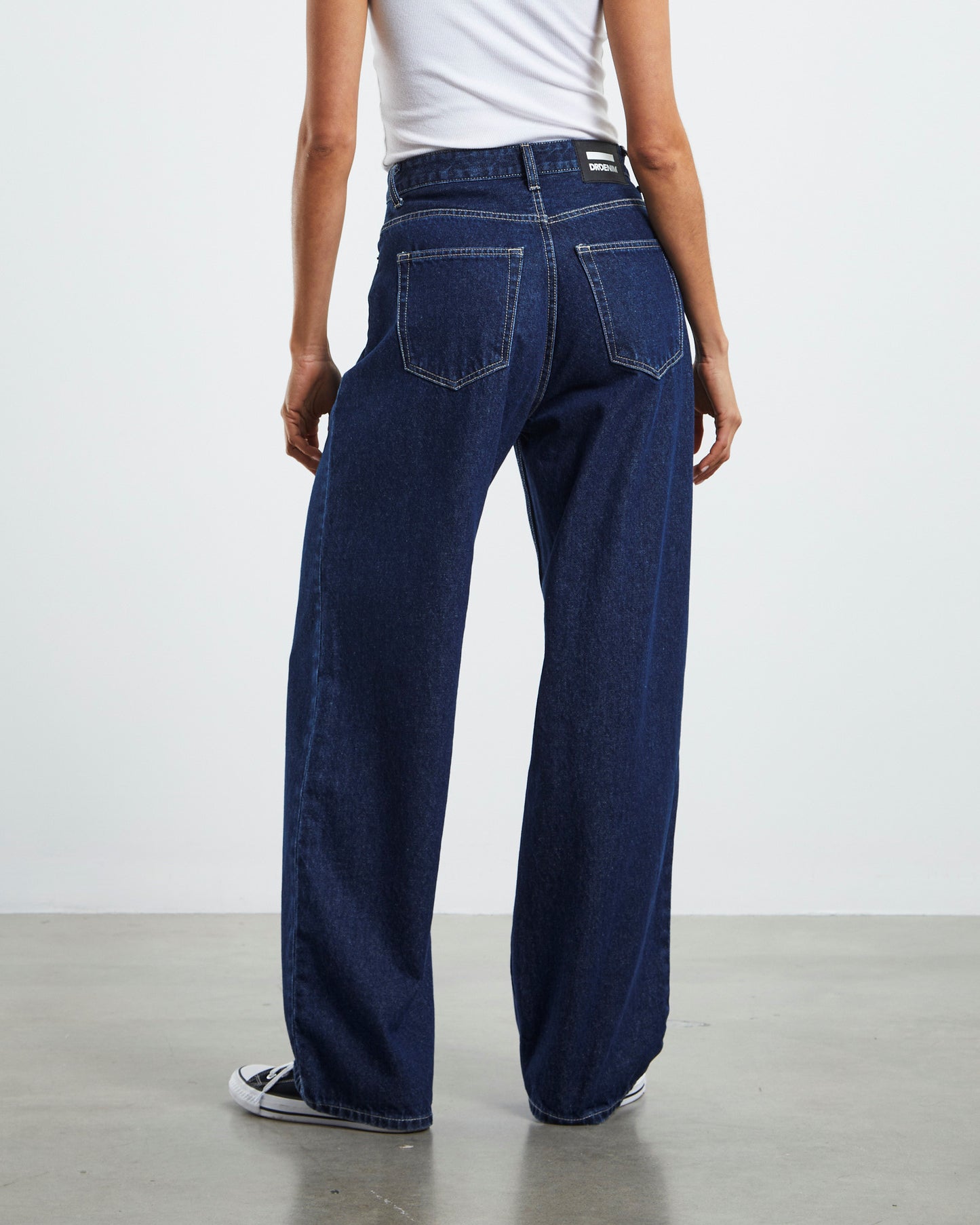 Donna Denim Jeans Pebble Dark Retro