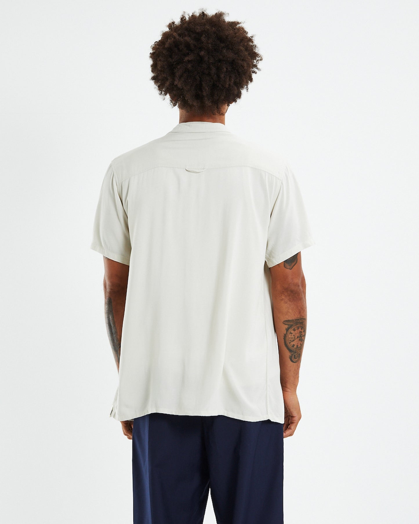 Ripe Short Sleeve Shirt Dirty White