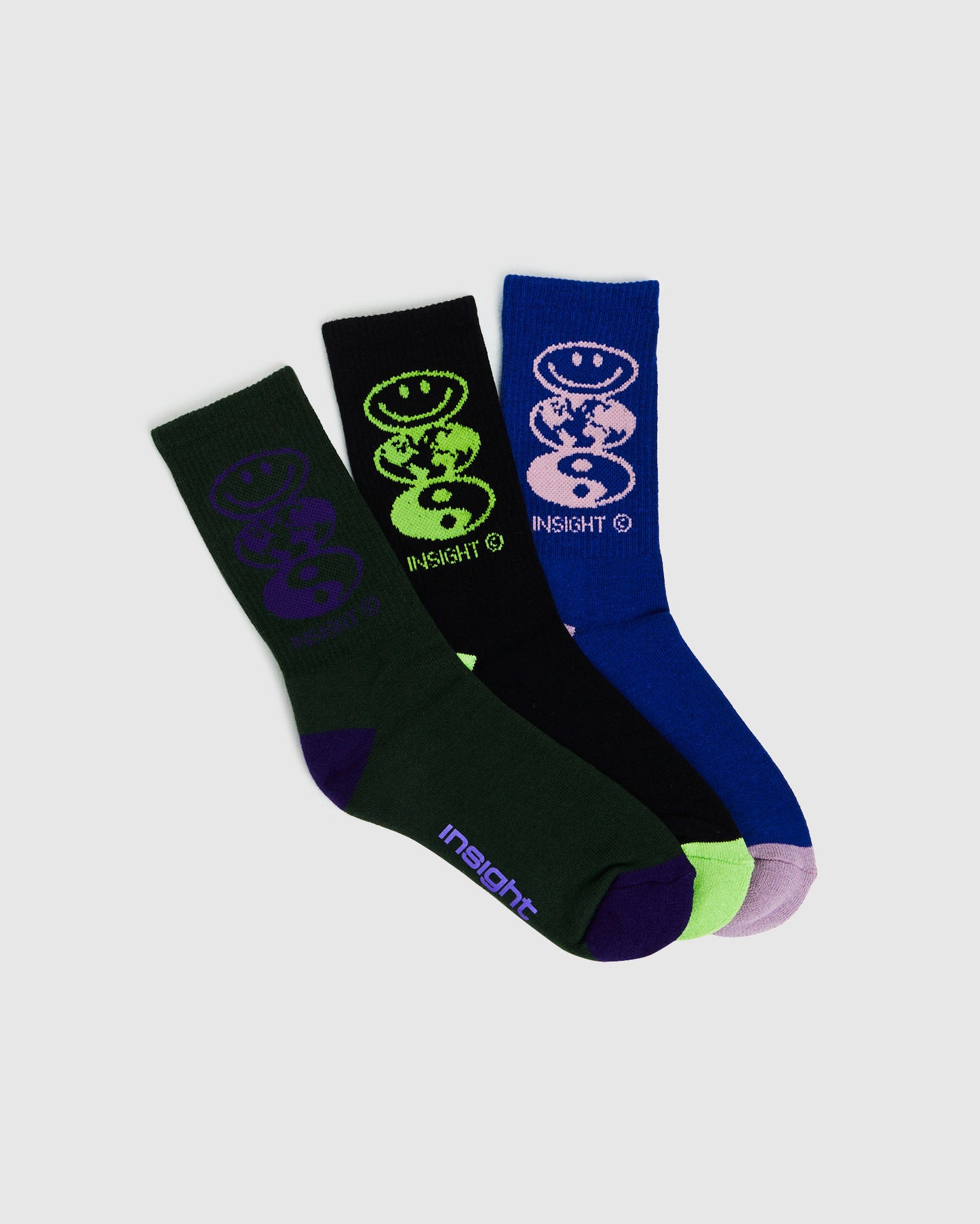 LSD Made Me Socks 3 Pack Assorted