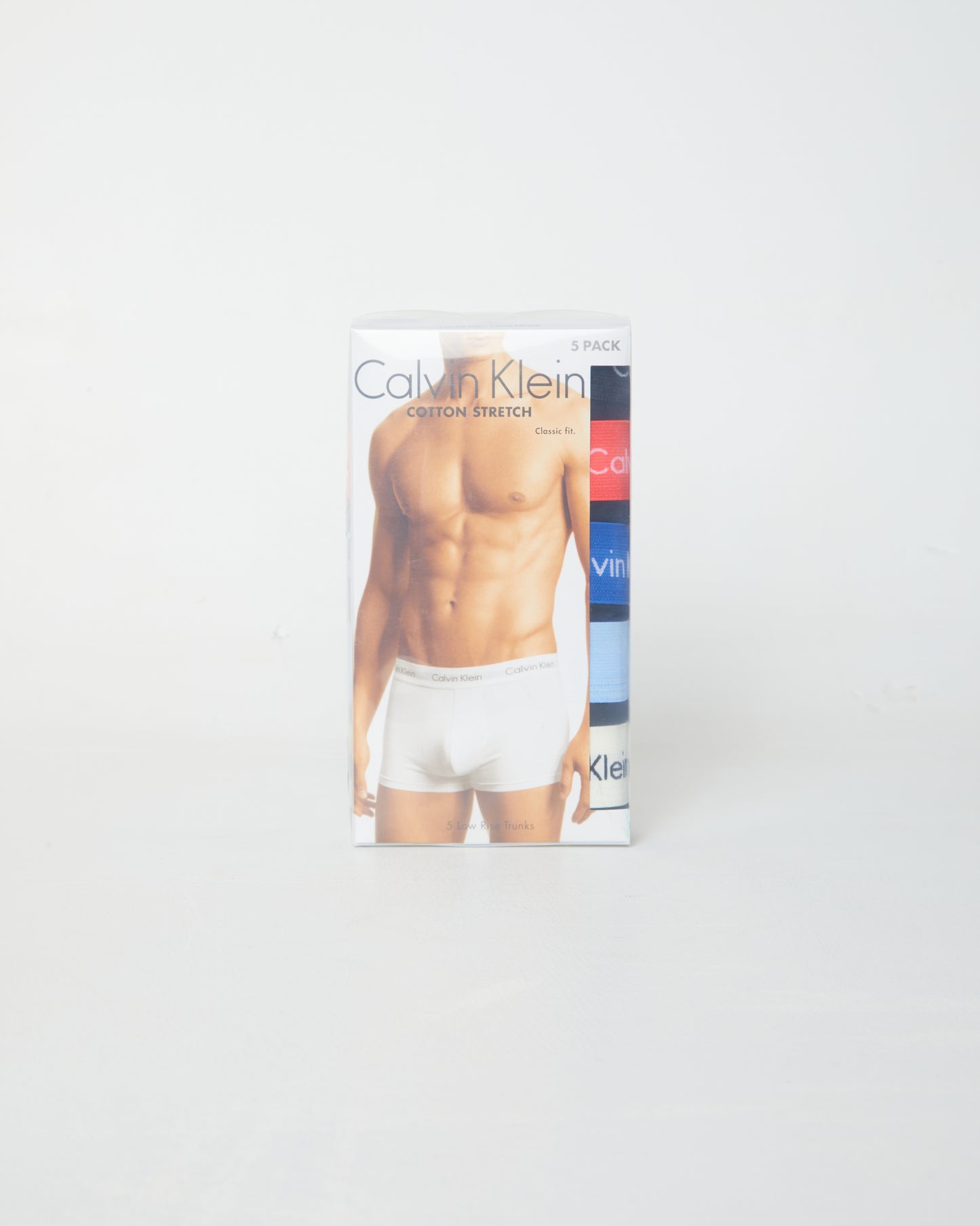 Low Rise Trunks 5 Pack in Black/Multi