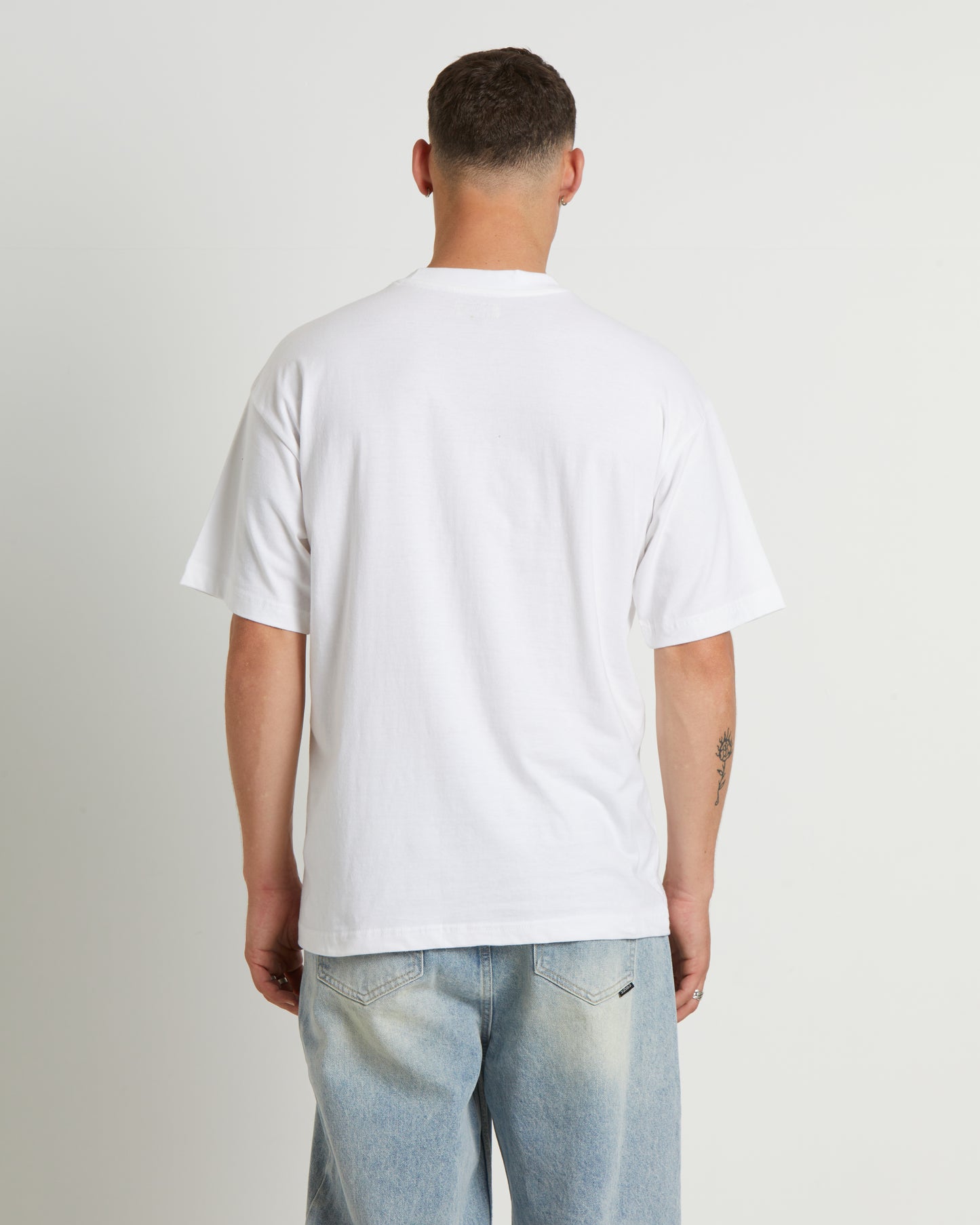 Hasbulla Photo Short Sleeve T-Shirt in White