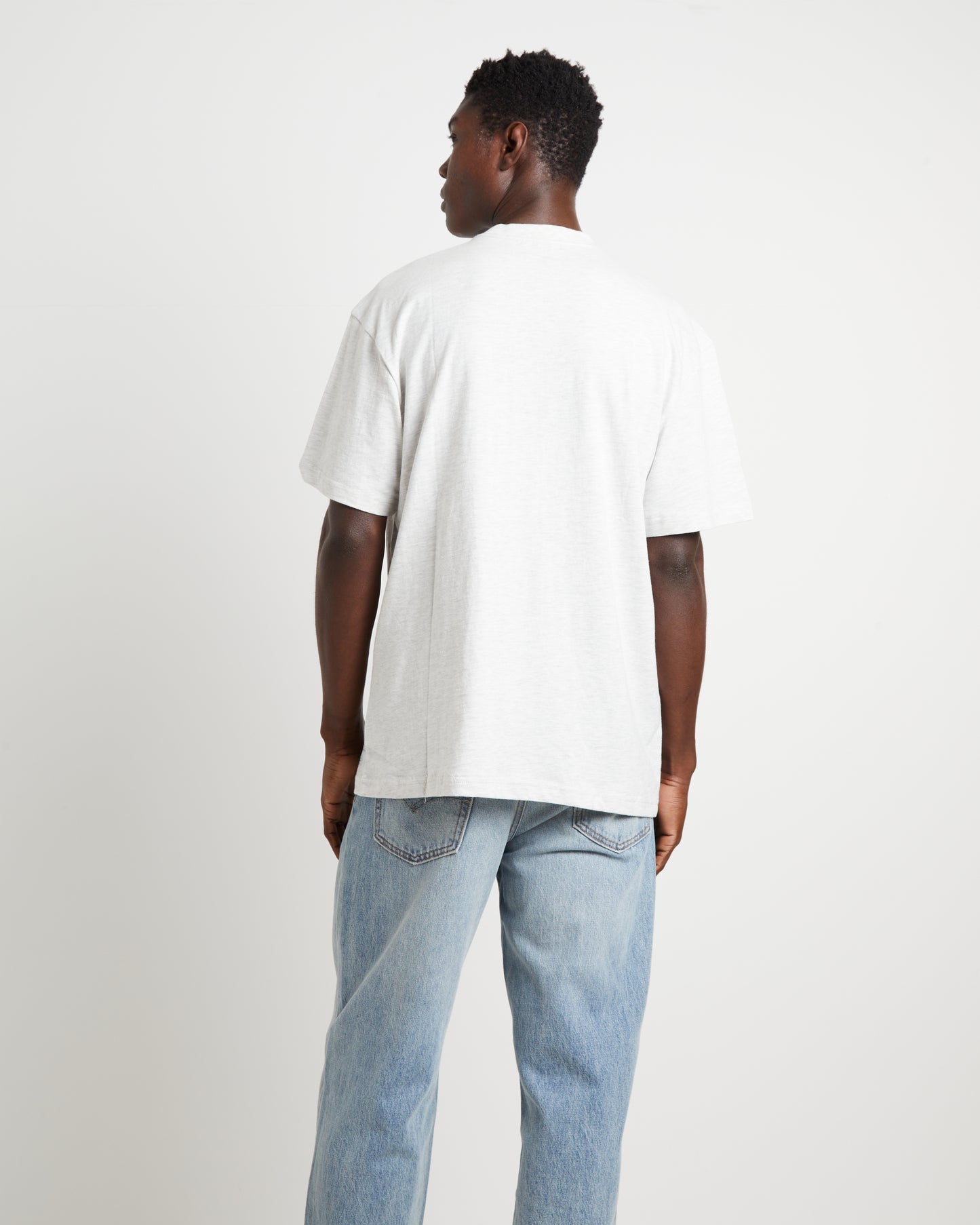 Grizzlies Abstract Short Sleeve T-Shirt in Silver Marle