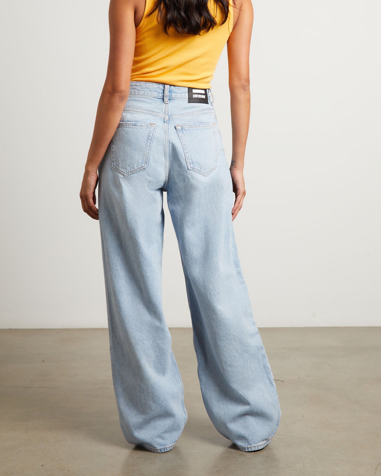 Donna Denim Jeans Stream Light Worn