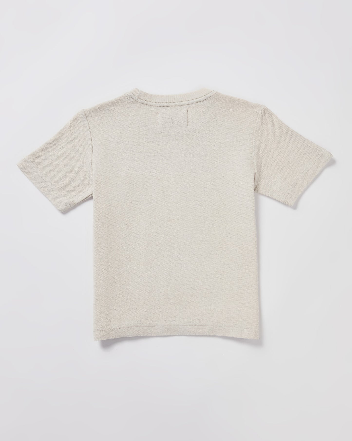 Boys Ramona Linen Short Sleeve T-Shirt in Chalk