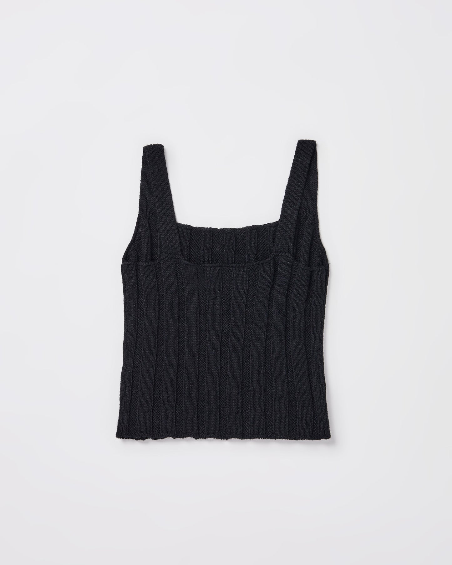 Teen Girls Bambi Knit Tank Top in Black