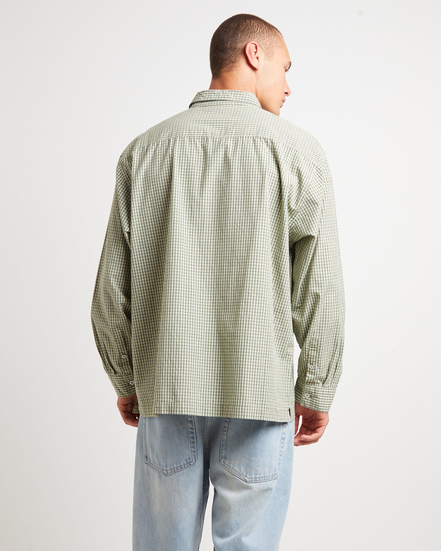 Skate Long Sleeve Shirt in Fatigue Green