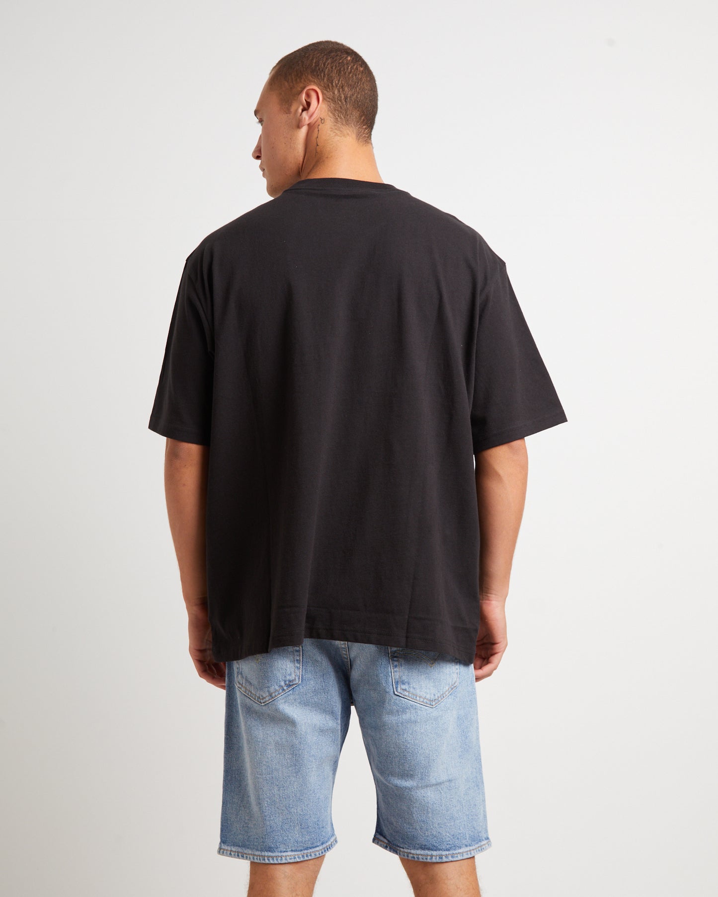 Short Sleeve Workwear T-Shirt in Meteorite Black