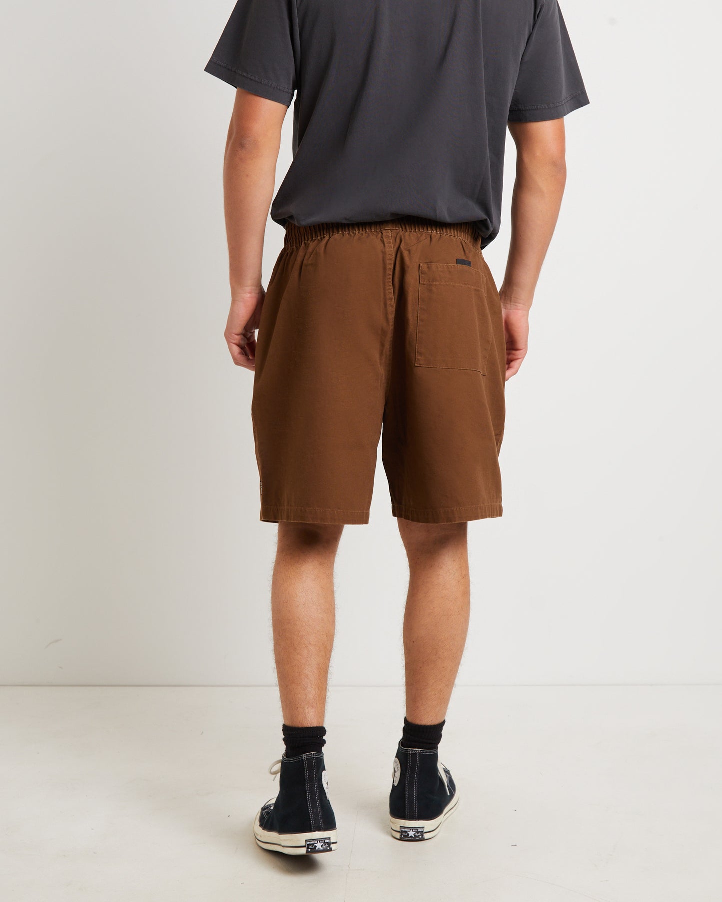 Collage Recycled 18" Swim Shorts in Brown