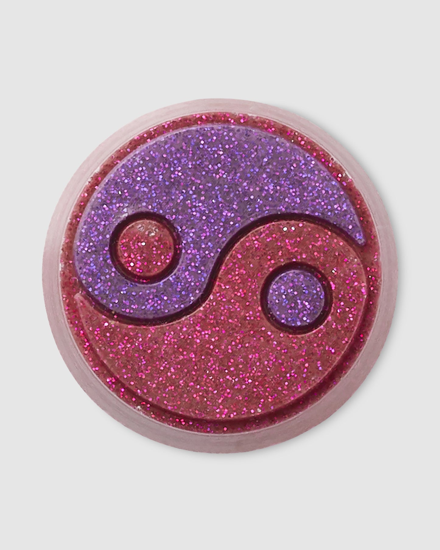 Glitter Pink Yin Yang Jibbit