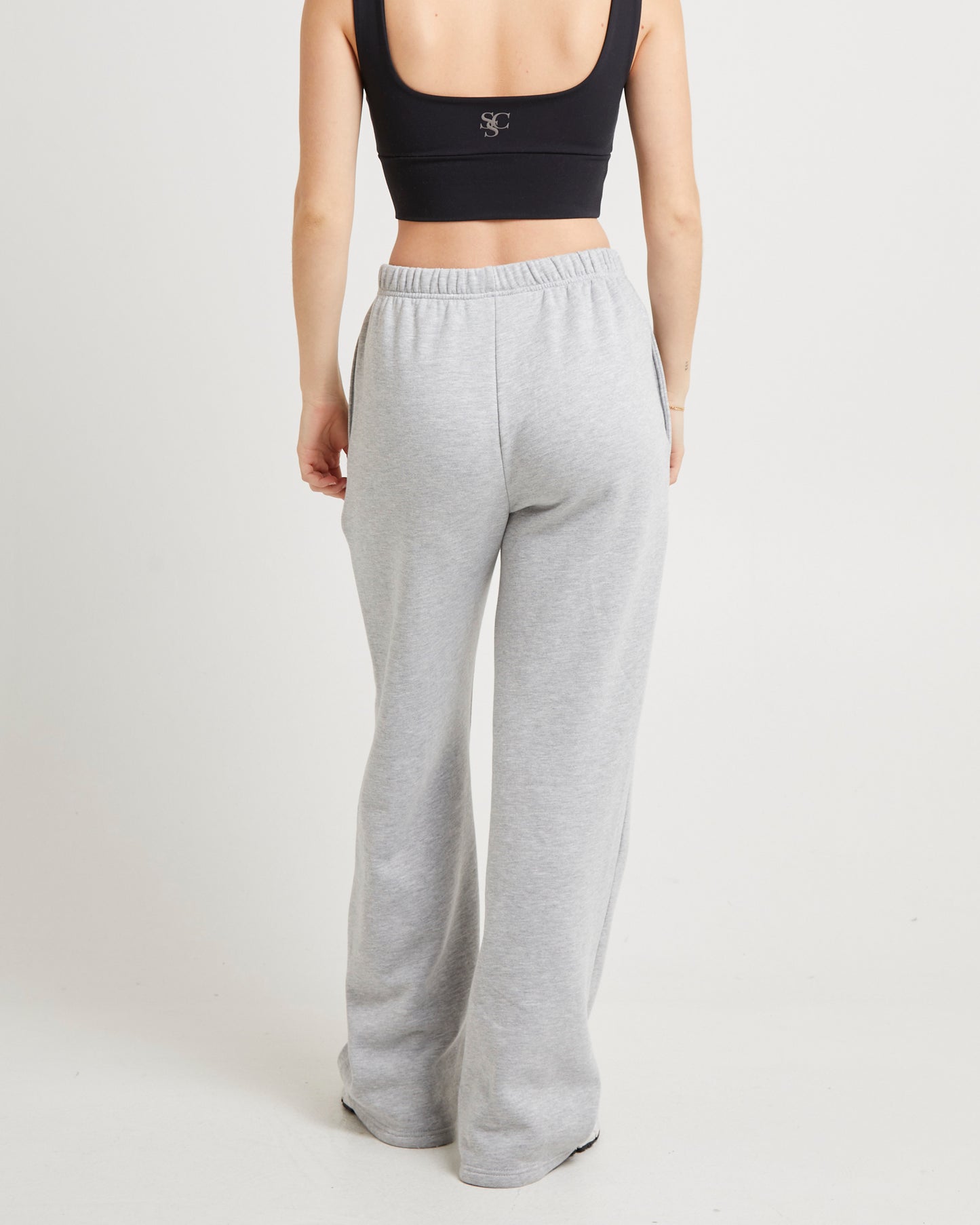 Subtitled Straight Leg Trackpants