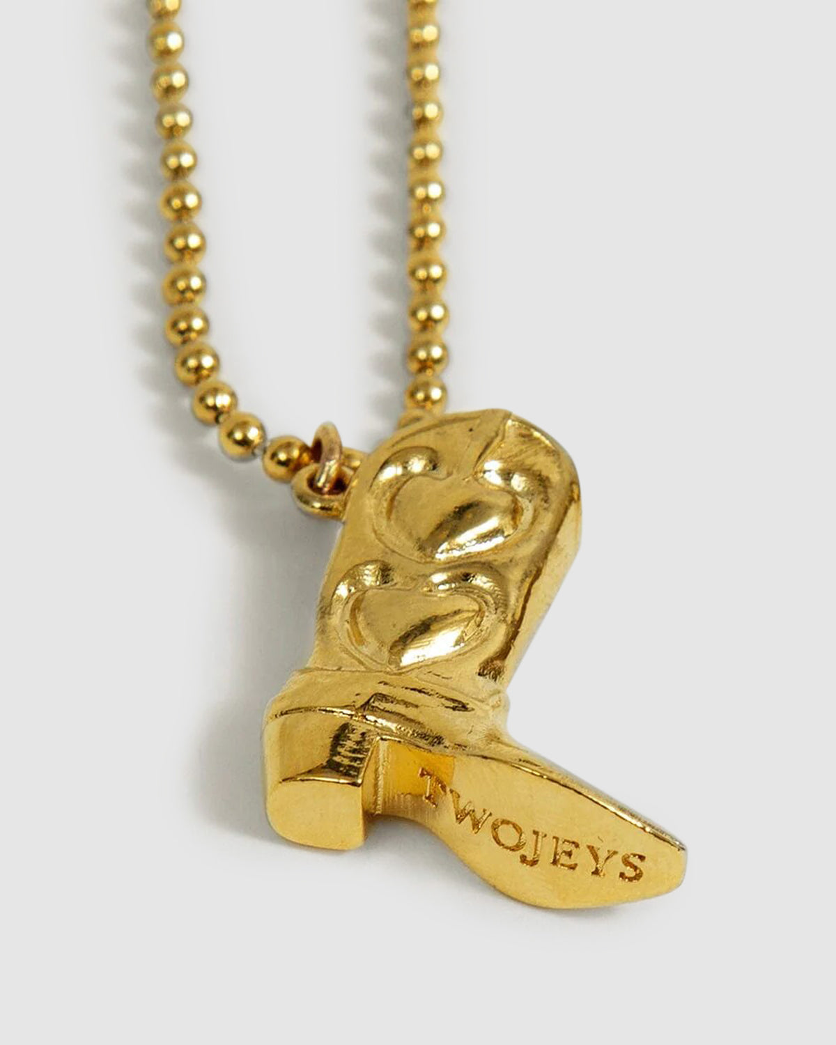 Boot Necklace GOLD