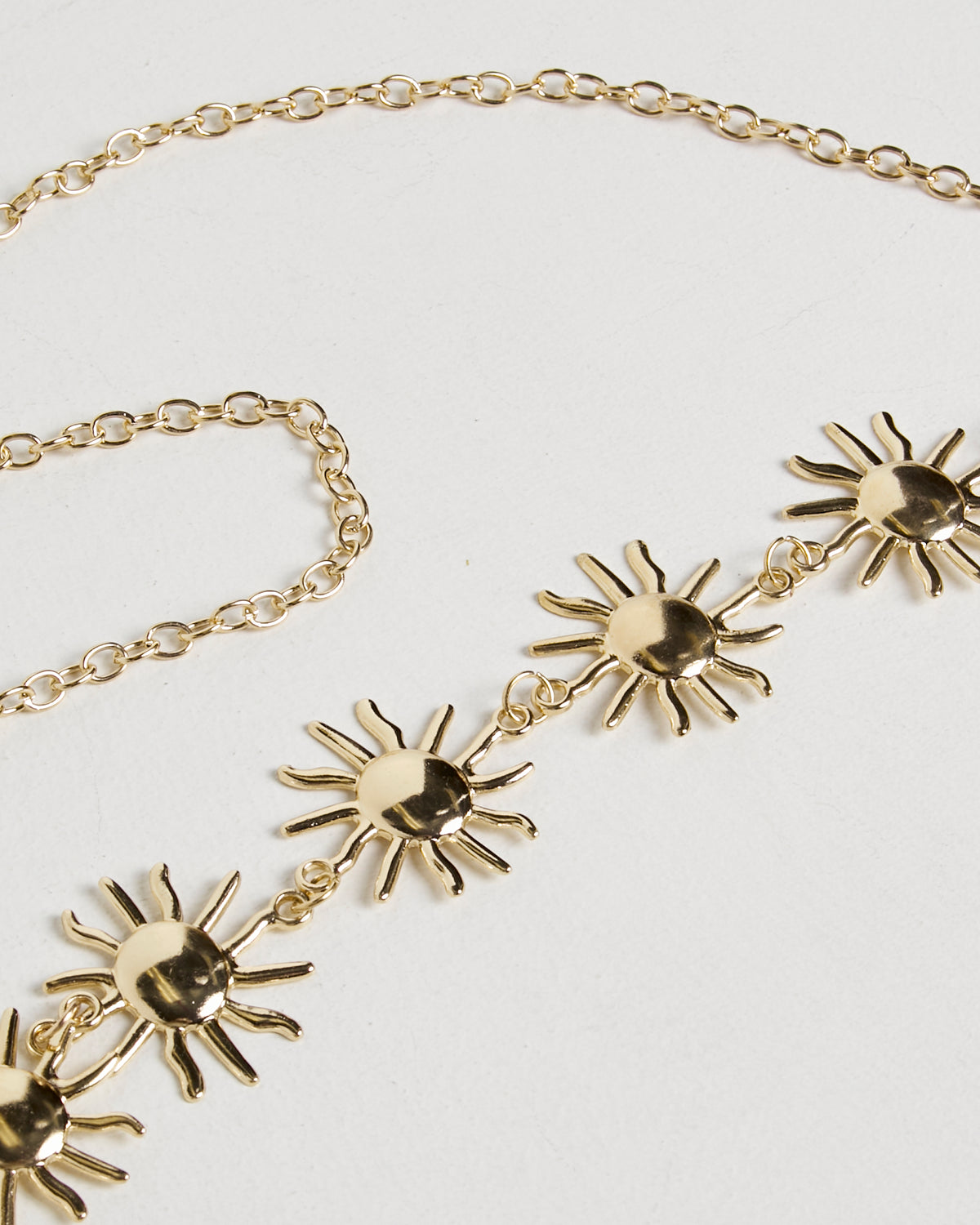 Surya Sun Gold Chain Belt GOLD