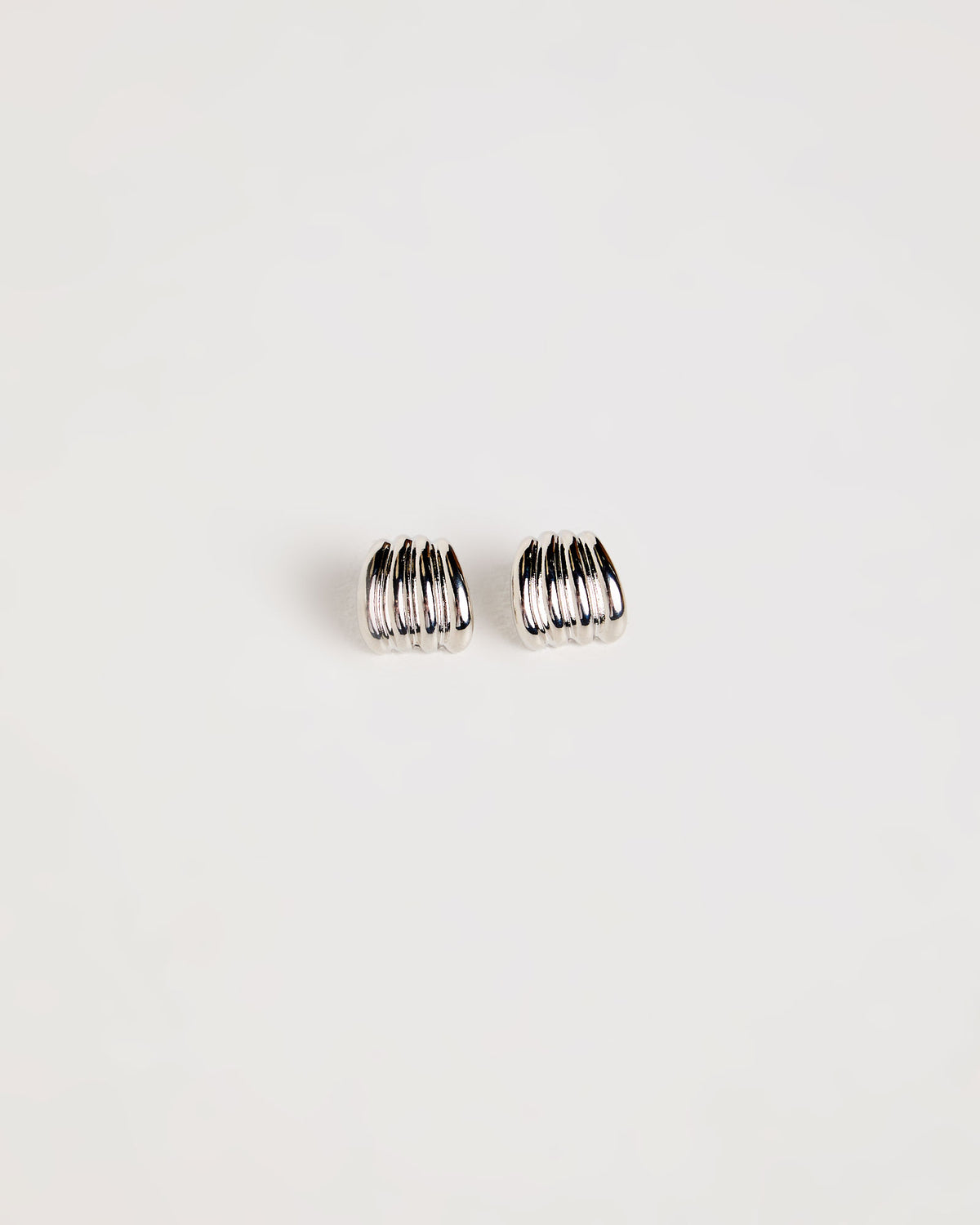 Bonjour Croissant Earings SILVER