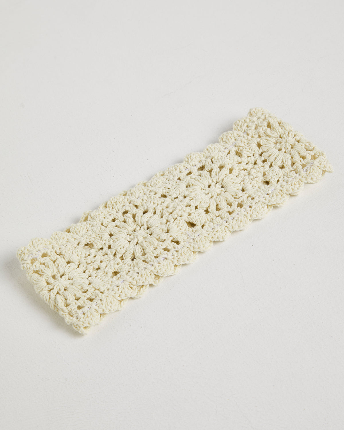 Candice Crochet Headband BONE