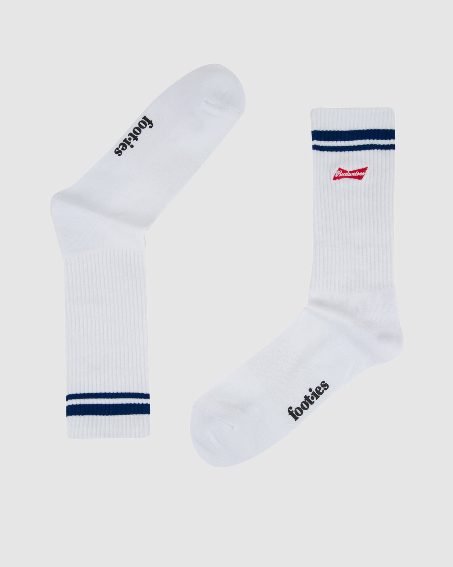 Budweiser Slogan Sneaker Socks 2 Pack
