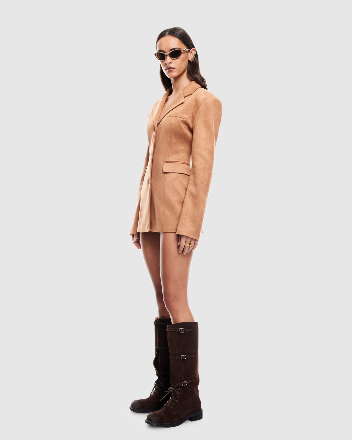 Leo Cinched Blazer Dress