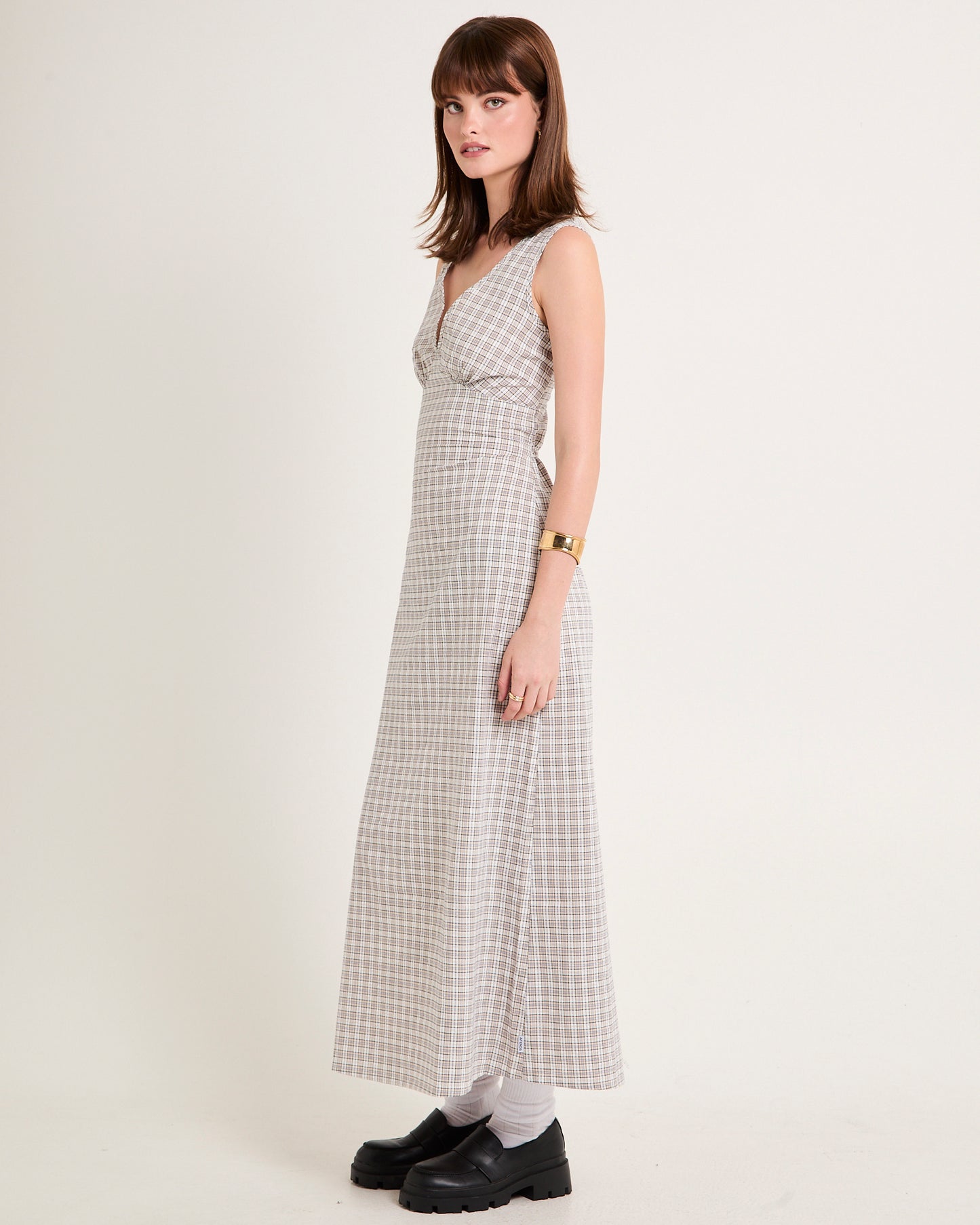 Drew Seersucker Maxi Dress