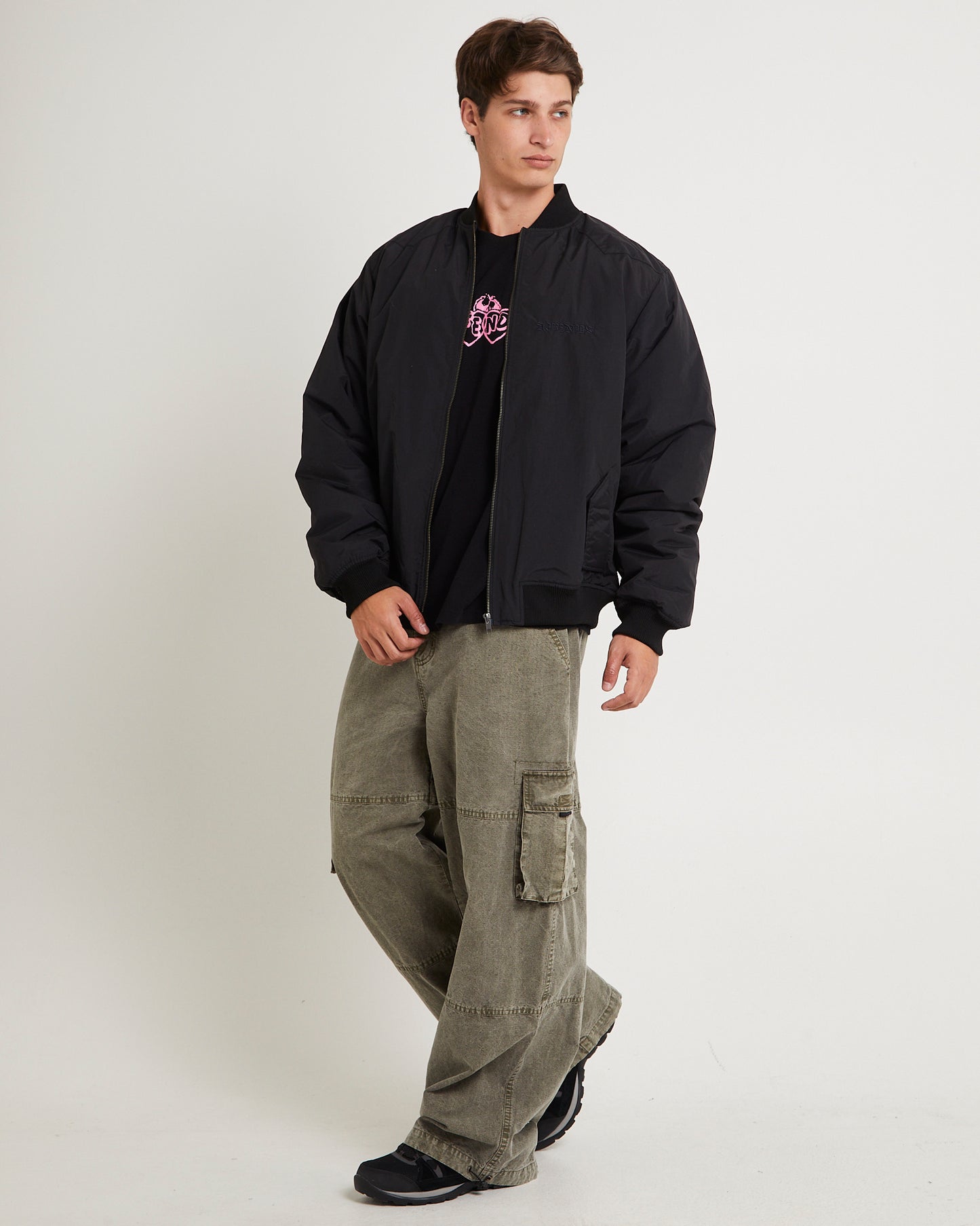 No More Bombs Bomber Jacket
